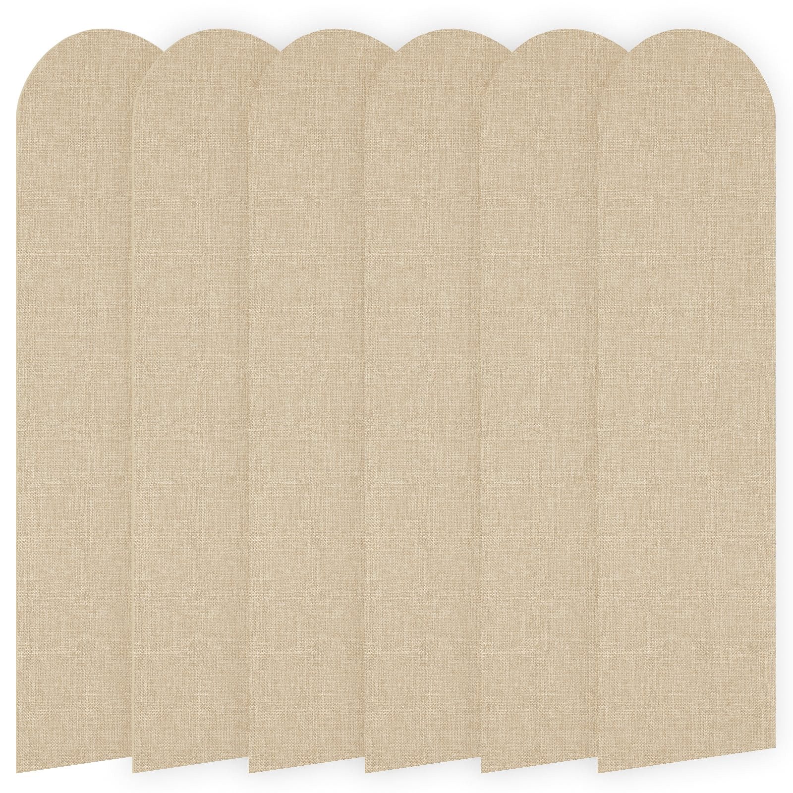 Diwzbyn 3D Wandpaneel 6er Set 3D-Wandpaneele 60 × 15 cm, 3D-Dekorations-Wandaufkleber, (6-tlg) Kinder-Stoßschutz-Schaumstoff-Wandpaneele