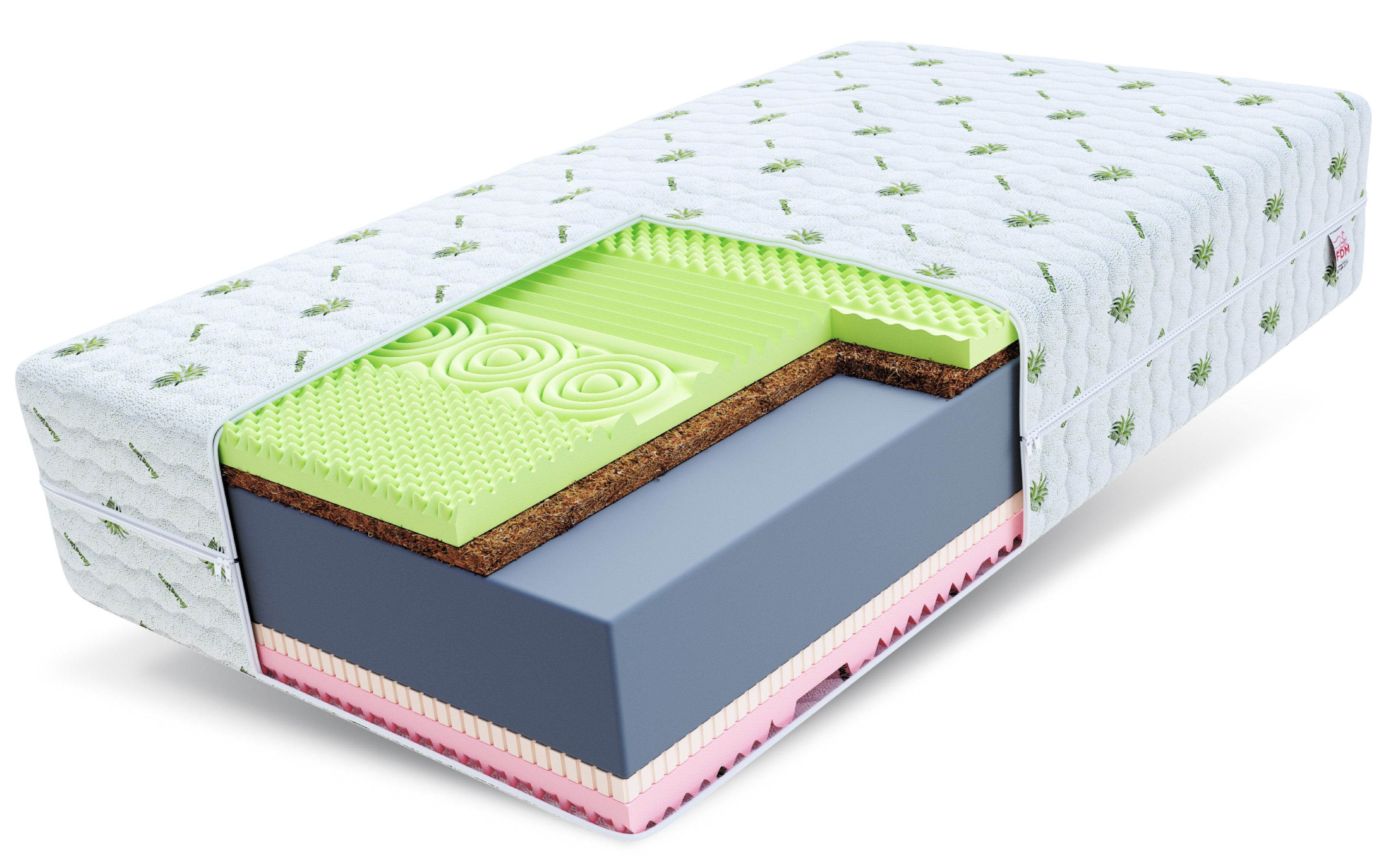 Kaltschaummatratze SAVONA ALOE 90x200, 140x200, 160x200, 180x200 cm & weite günstig online kaufen