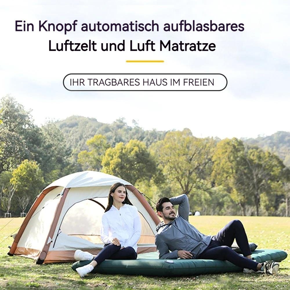 Zelt, 3, Personen: aerogogo aufblasbares Ultraleicht,Tragbar,Wasserdicht Button ein Zelt Automatisches Camping