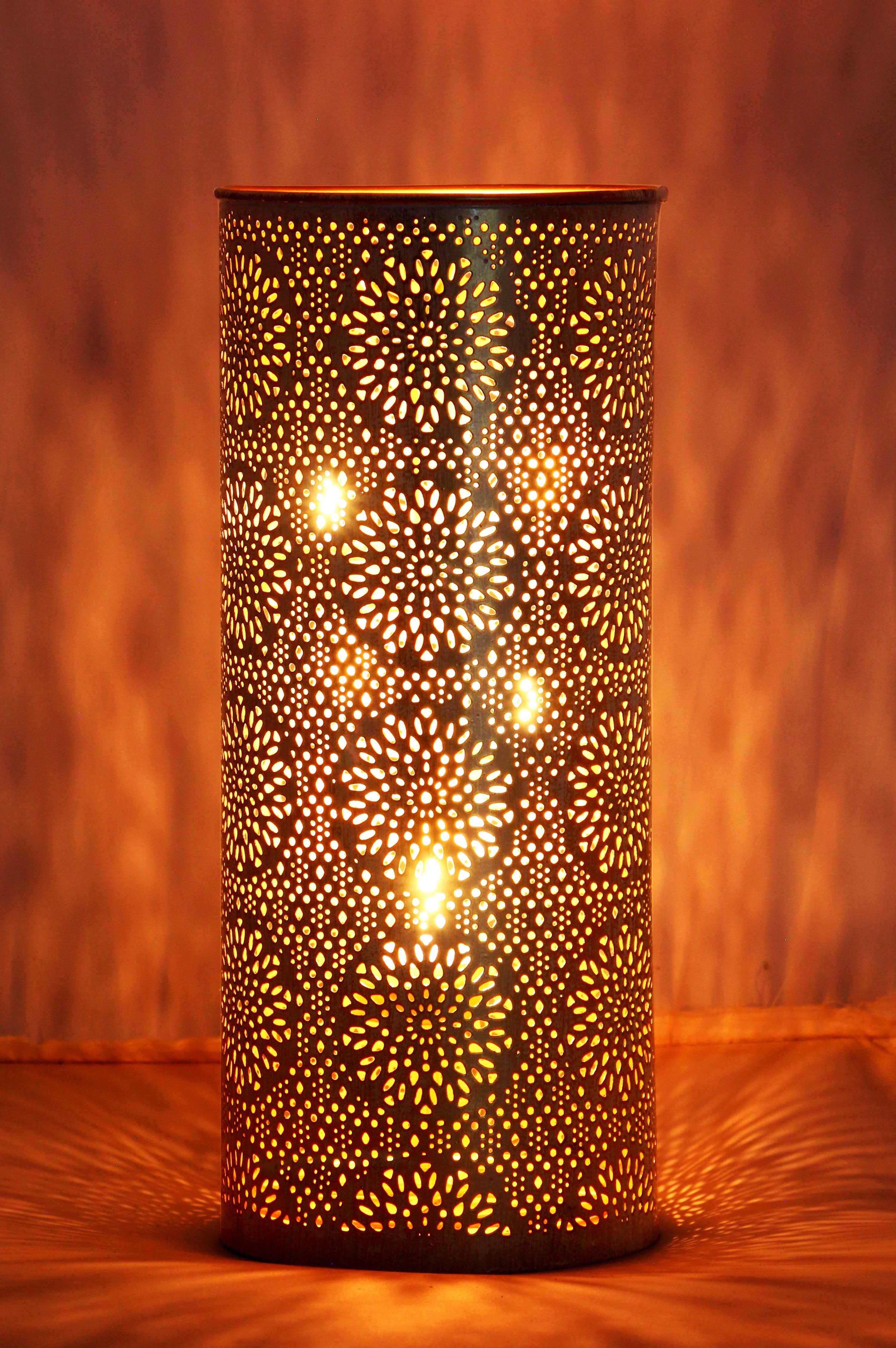 Marrakesch Orient & Mediterran Interior Windlicht Orientalisches Windlicht Amelle, Teelichthalter, Kerzenhalter, Handarbeit