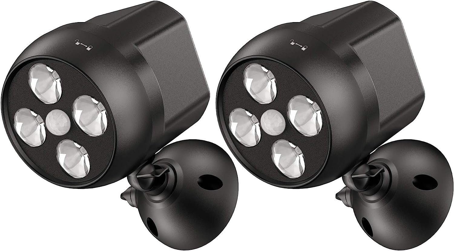 DOPWii Außen-Wandleuchte 2x4 LEDs Bewegungsmelder für günstig online kaufen