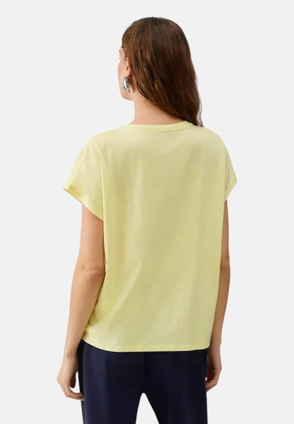 Liu Jo Kurzarmshirt ? Damen T-Shirt mit Strasslogo ? Baumwoll-Modal Shirt ? Casual Fashion