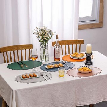 Platzset, Tischsets, Retro-Tischsets, Isoliermatten, FIDDY, (1-St), wasser- und ölbeständige Western-Tischsets