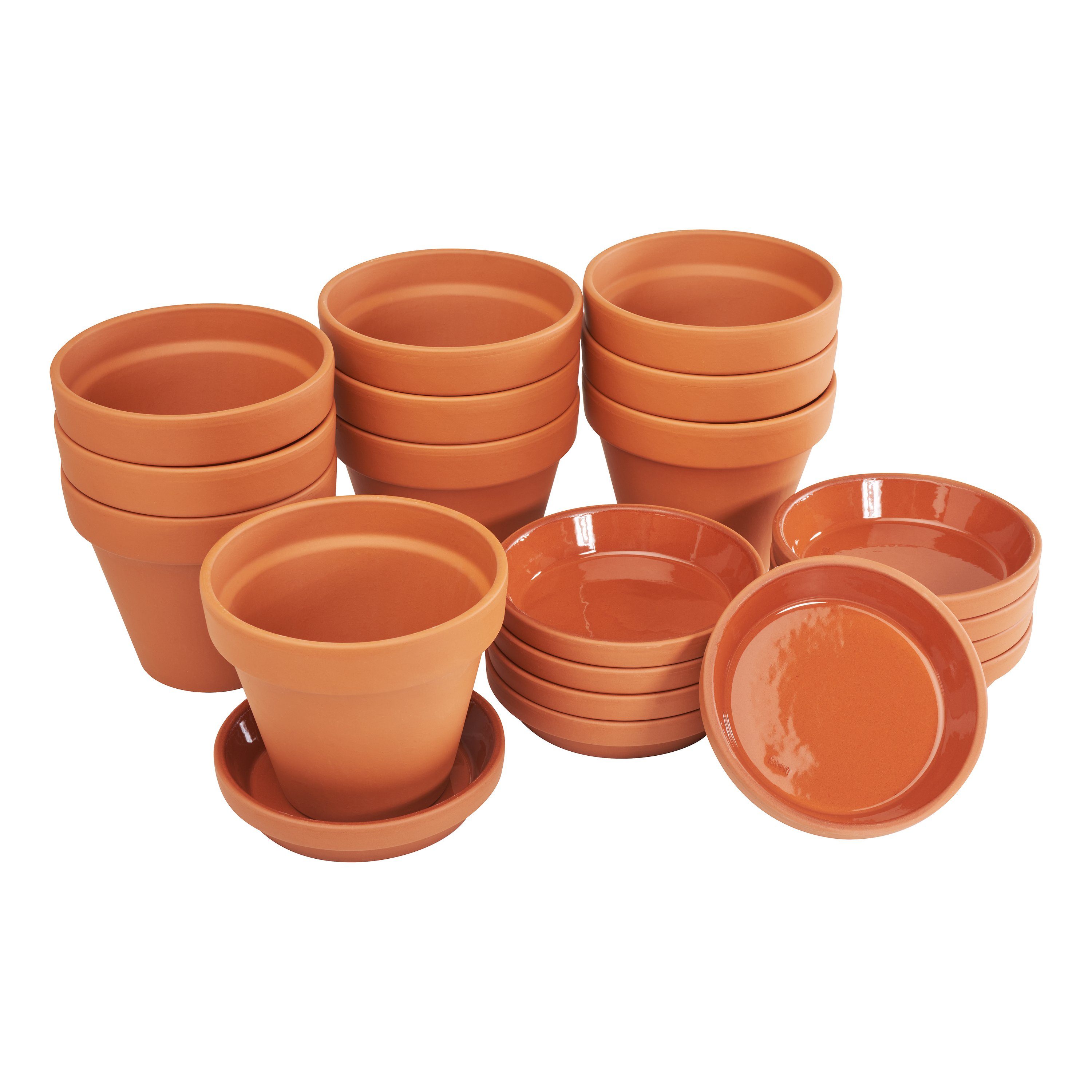 VBS Blumentopf Terrakottatopf mit Untersetzer (20 St), 10 Paar günstig online kaufen