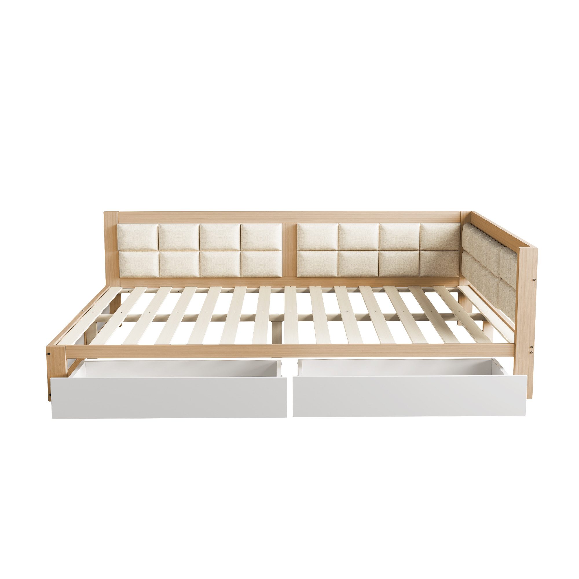 Gotagee Schlafsofa Sofa Holzbett Multifunktionsbett 140x200cm günstig online kaufen