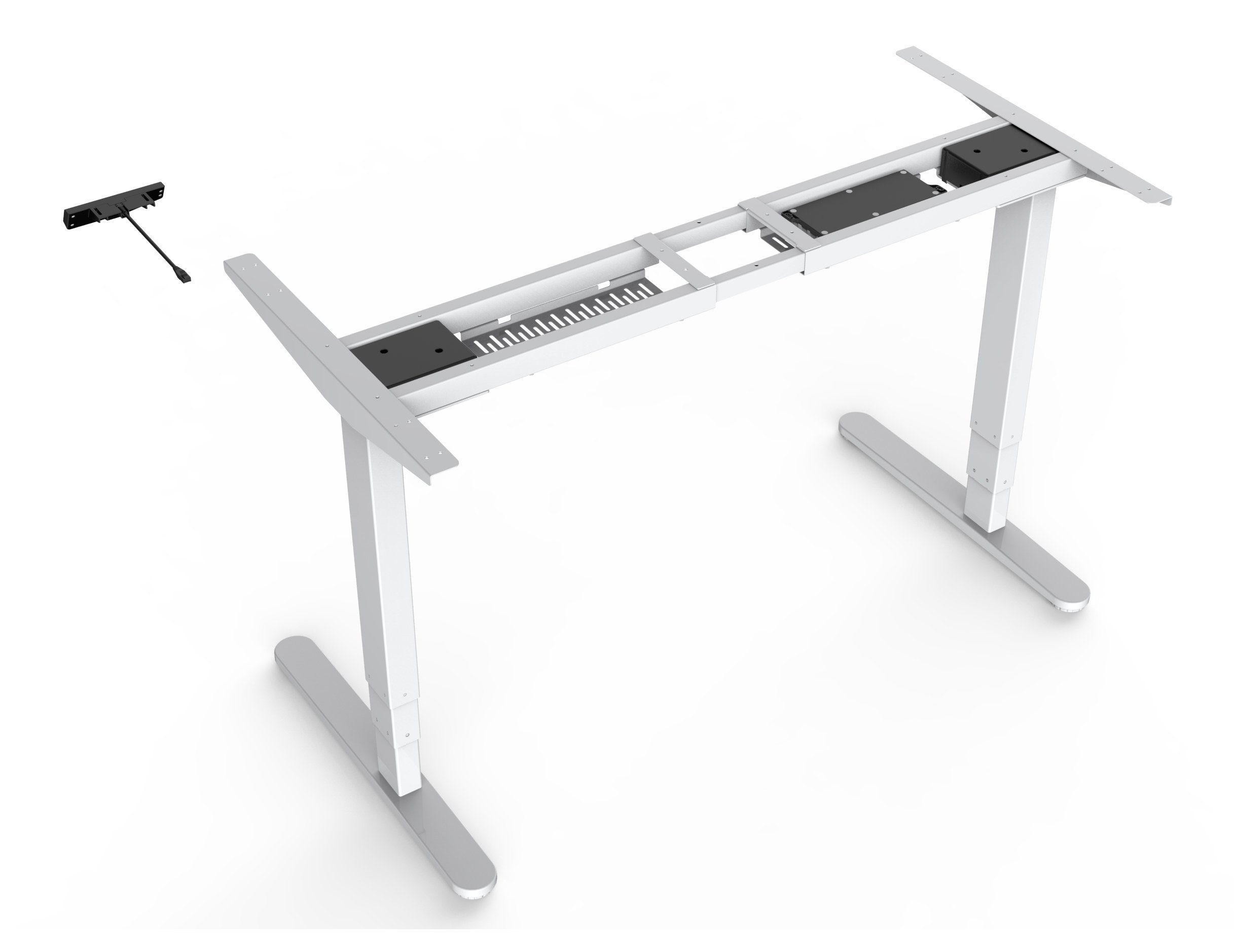 Home programmierbar elektrisch Schreibtischgestell Stufen Better 3 Tischgestell (1 Stück), FlexiDesk Dual Motor höhenverstellbares