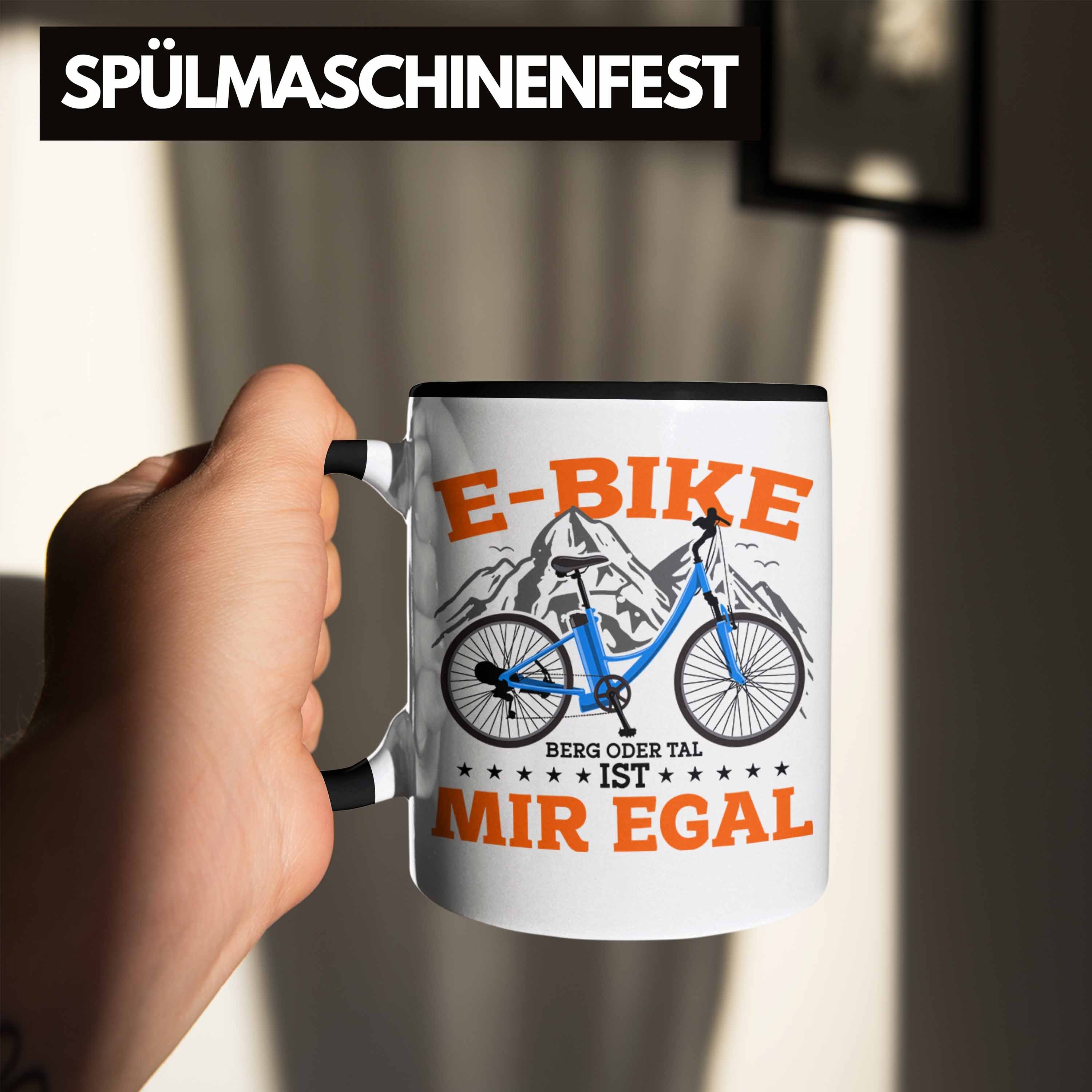 Fans E-Bike Sprüche E-Bike Schwarz Geschenkidee Geschenk Tasse Trendation Lustige Tasse