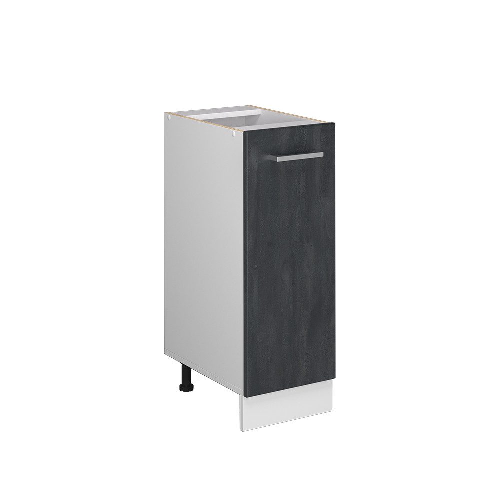 Vicco Apothekerschrank R-Line, Schwarz Beton/Weiß, 30 günstig online kaufen
