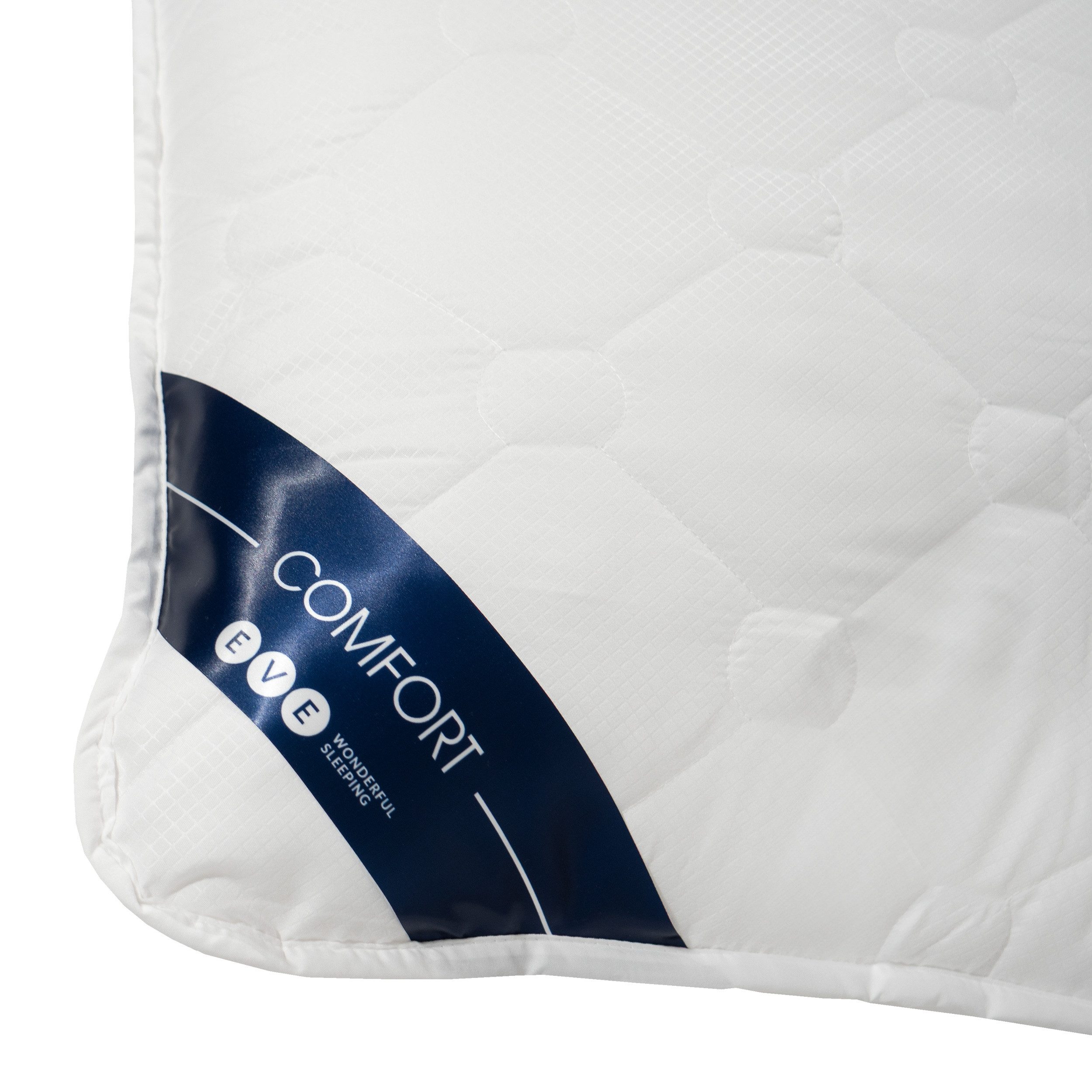 EVE wonderful sleeping Microfaserkissen Eve Comfort Wonderful Sleeping, Füllung: Polyester, Bezug: Microfaser, Rückenschläfer, Seitenschläfer, Bauchschläfer, optimale Unterstützung für Kopf und Nacken bei hoher Weichheit