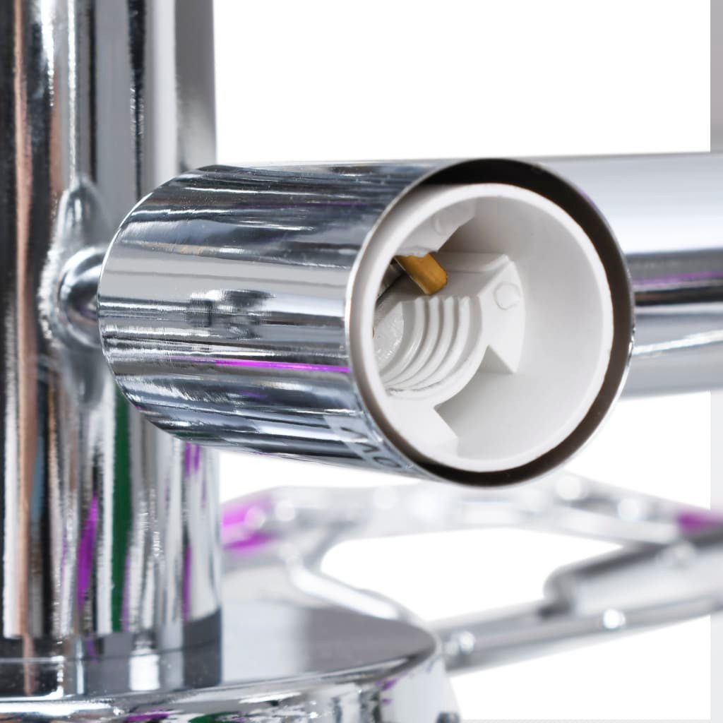 vidaXL Deckenleuchten Deckenlampe Lampe Leuchte Deckenleuchte mit Acrylglas-Blätter für 5 x