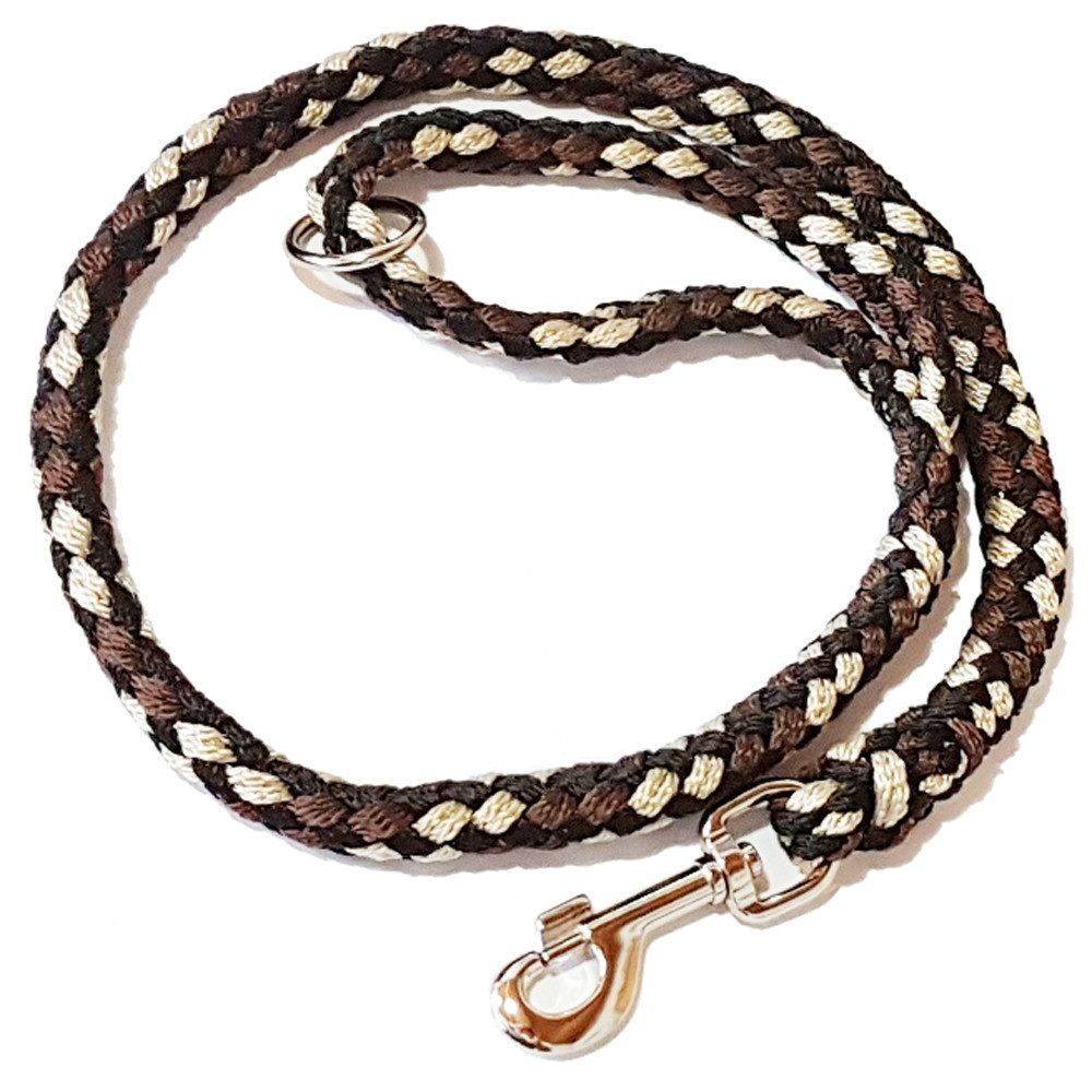 Activity4Dogs Hundeleine große Hunde bis 60 kg, mehrfarbig geflochten, 1,2 m lang, mit Schlaufe, ohne Naht, Qualität aus Deutschland