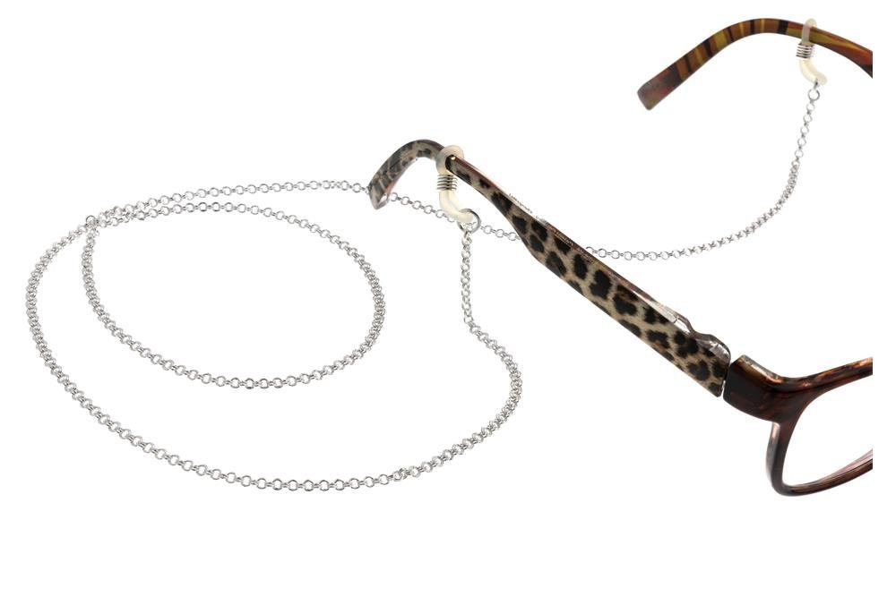 Silberkettenstore Brillenkette Brillenkette No. 5 - 925 Silber, Länge wählbar von 65-100cm