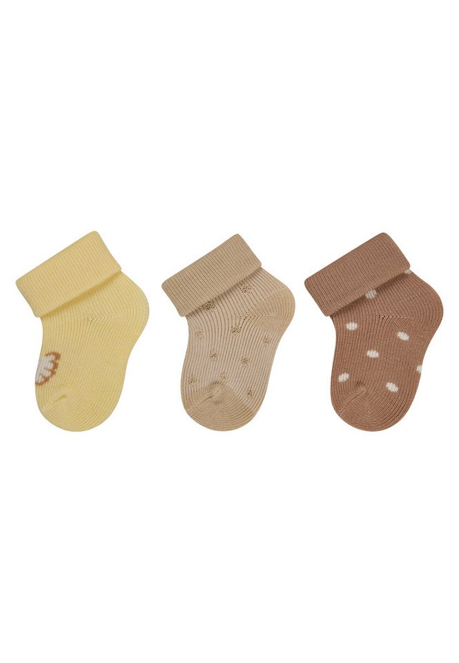 Sterntaler® Feinsöckchen Erstlingssocken 3er-Pack Schmetterling (3-Paar, 3er-Pack) Erstlingssocken 3erPack m Umschlag, hoher Baumwollanteil, Geschenkbox