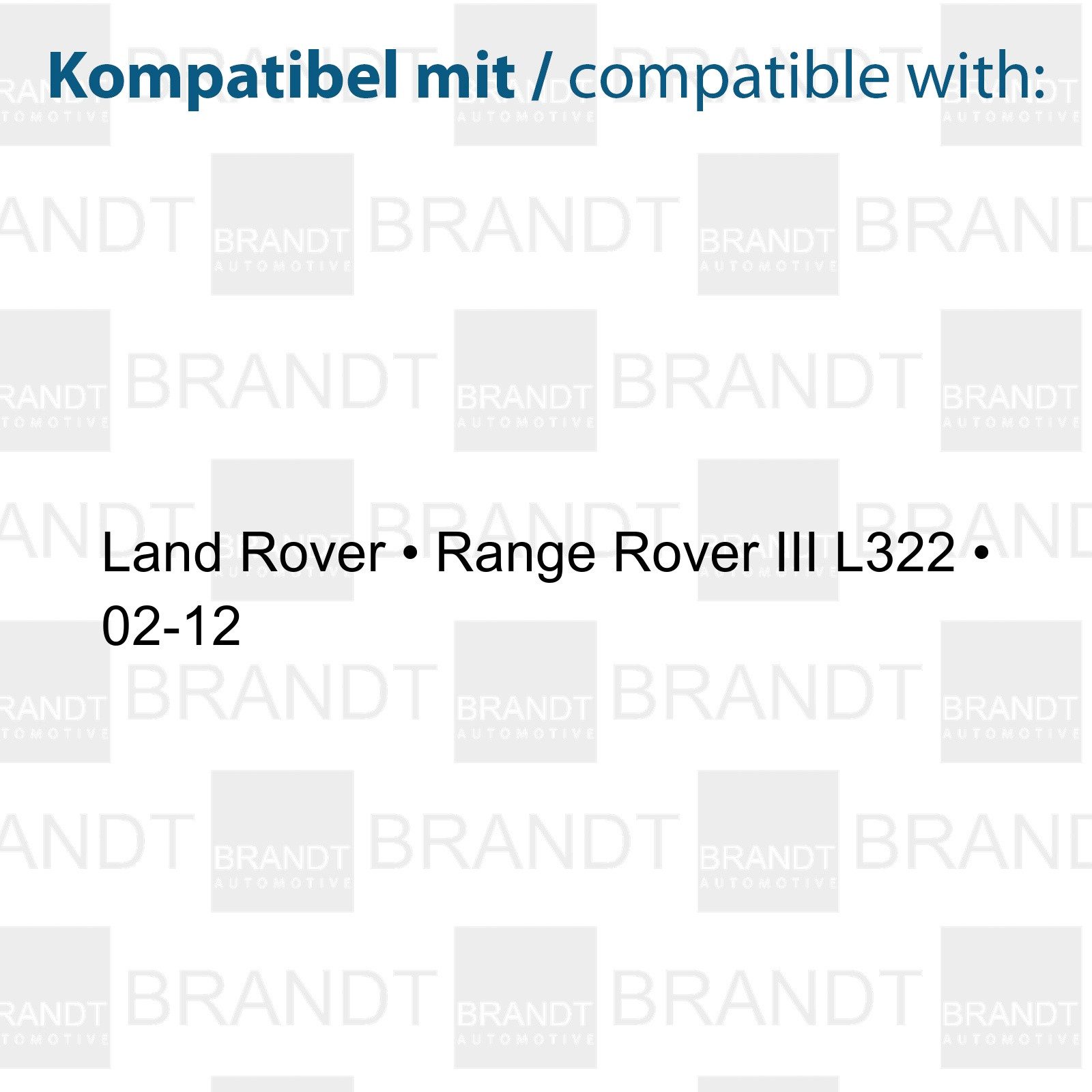 BRANDT AUTOMOTIVE KFZ-Ersatzleuchte Auto Seitenblinker Set LED Kotflügel Blinker + Kabel Weiss, für Land Rover Range Rover III L322 (02-12)