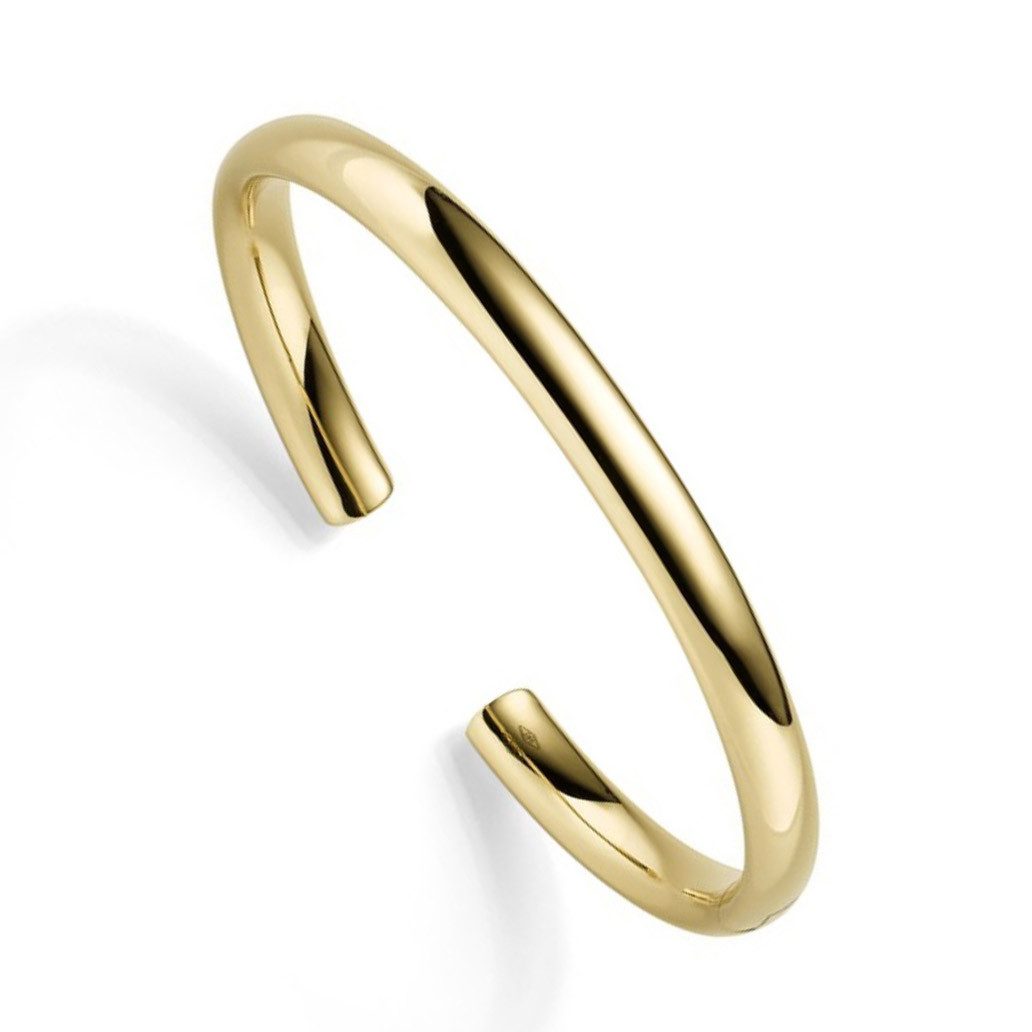 Goldarmband Gold Armspange Breite 6,0 mm - 585-14 Karat Gelbgold