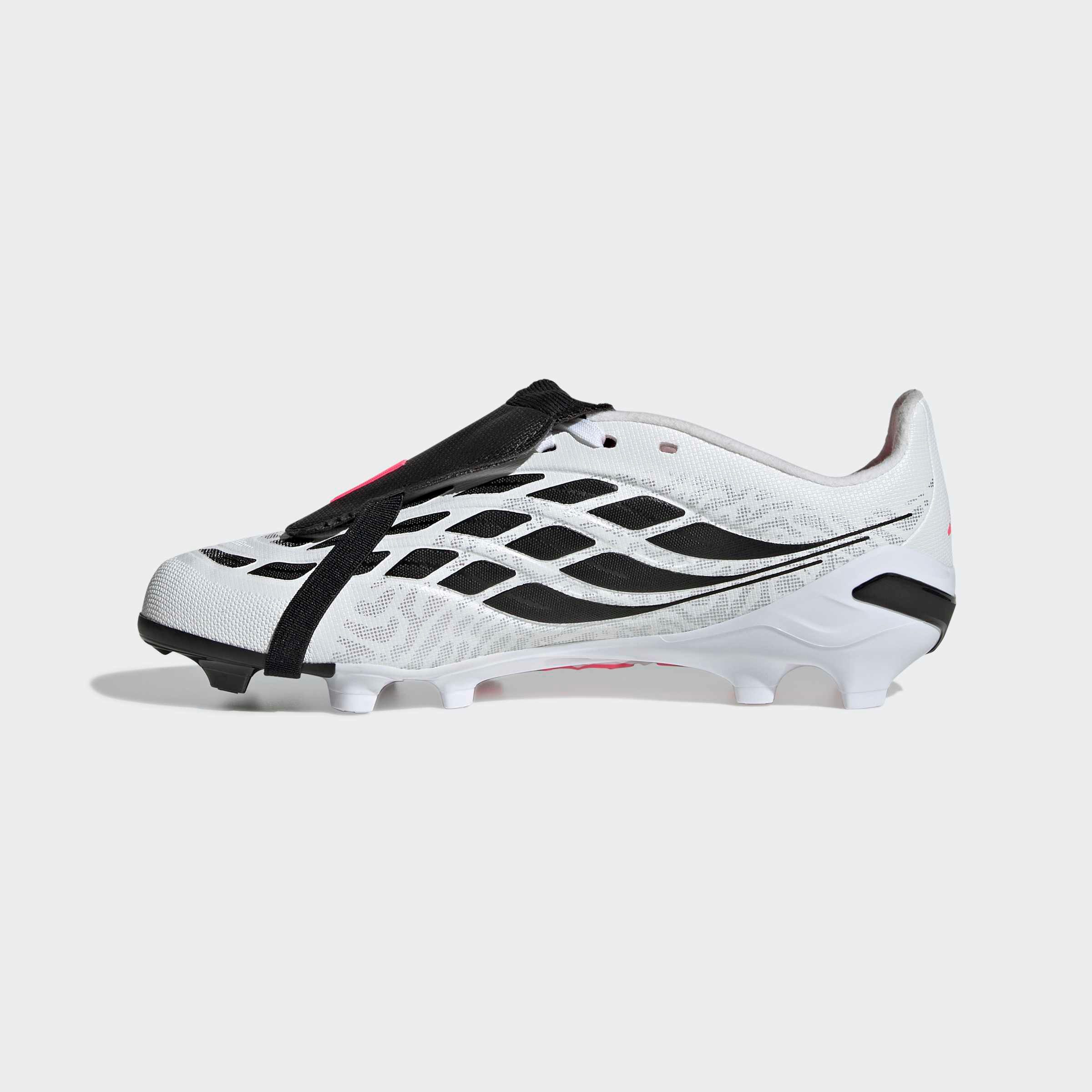 adidas Performance PREDATOR LEAGUE KIDS, FESTE BÖDEN, UMSCHLAGBARE ZUNGE Fußballschuh für Rasen und feste Böden, Jugendliche & Kinder, gespielt bei der WM
