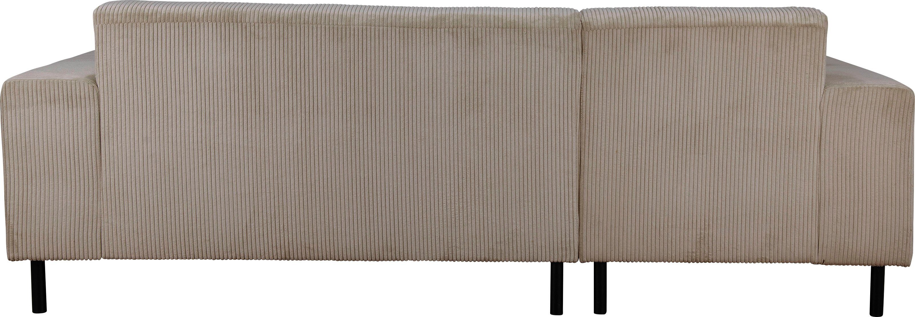 OTTO home Ecksofa ARROS L-Form mit Wellenunterfederung, Maße B/T/H: 235/163/81 cm, incl. Zierkissen, mit Recamiere rechts/links bestellbar, auch in Cord – Bild 5 von 5
