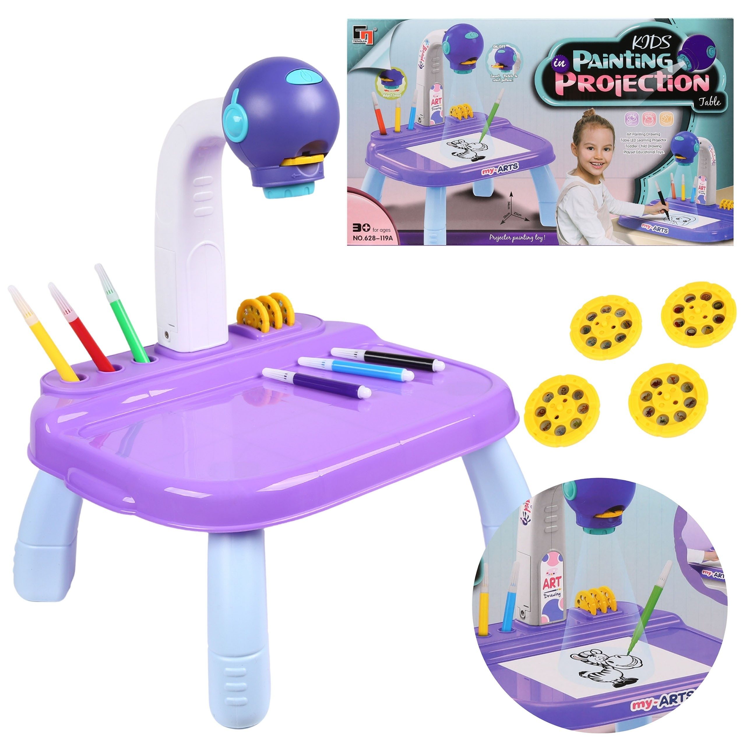 Sarcia.eu Lernspielzeug Projektor für Kinderzeichnungen + Marker 3+ MEGA CR günstig online kaufen