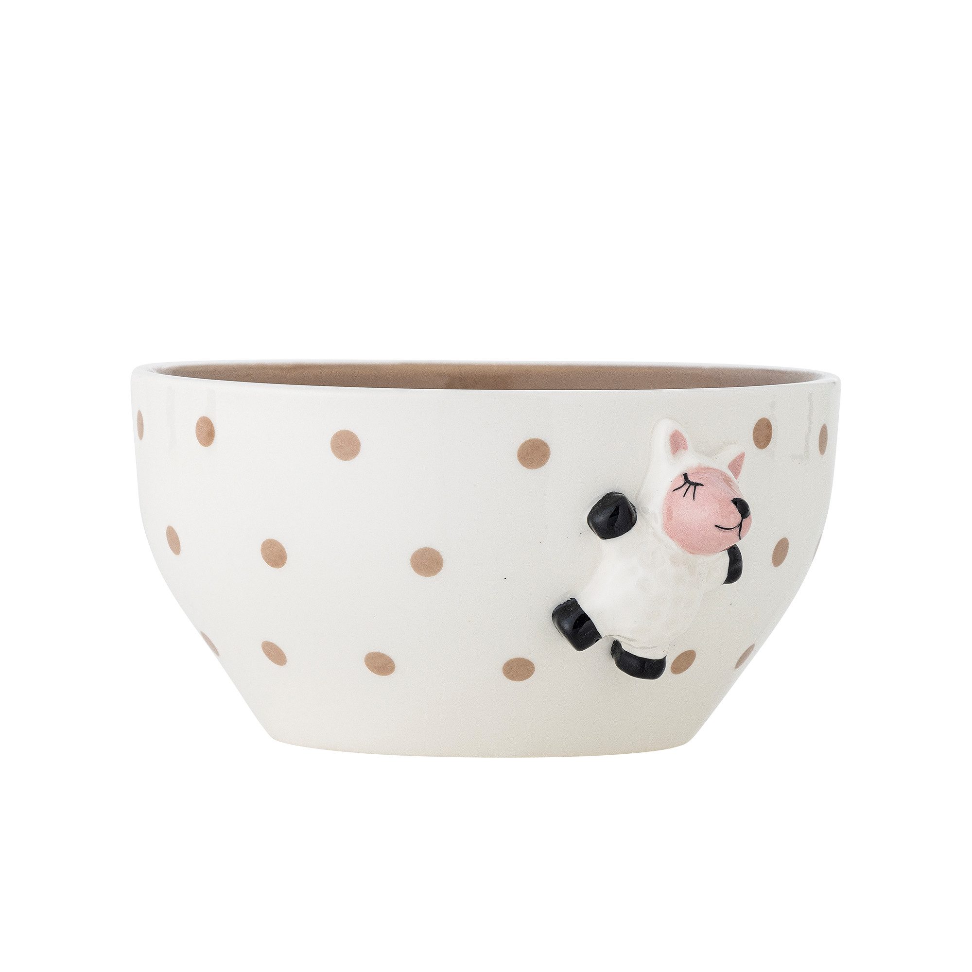 Bloomingville Müslischale Bloomingville Dolly Schale, Braun, 615 ml, Steingut