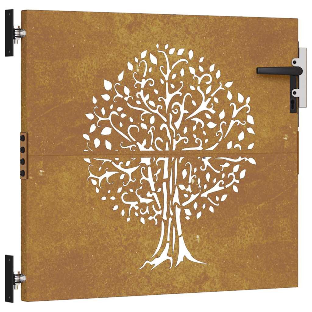 vidaXL Gartentor Gartentor 85x75 cm Cortenstahl günstig online kaufen