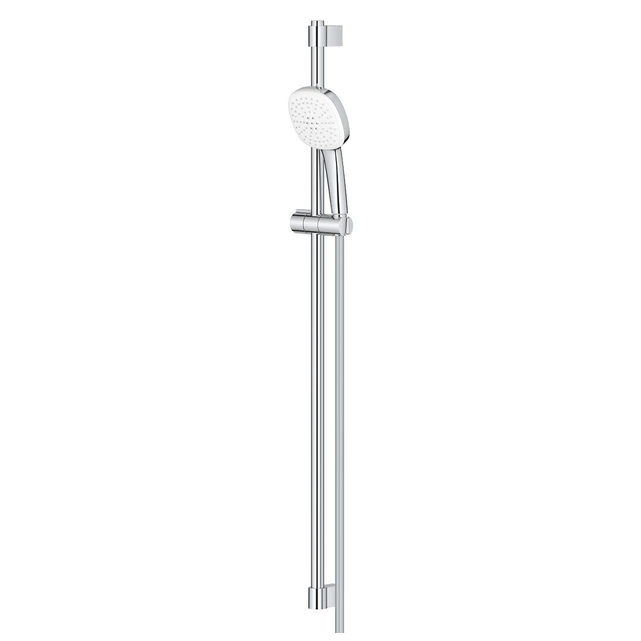 Grohe Duscharmatur Tempesta Cube 110 Brausestangenset 2 Strahlarten Rain & Jet 27788003 Brauseschlauch 1.750 mm