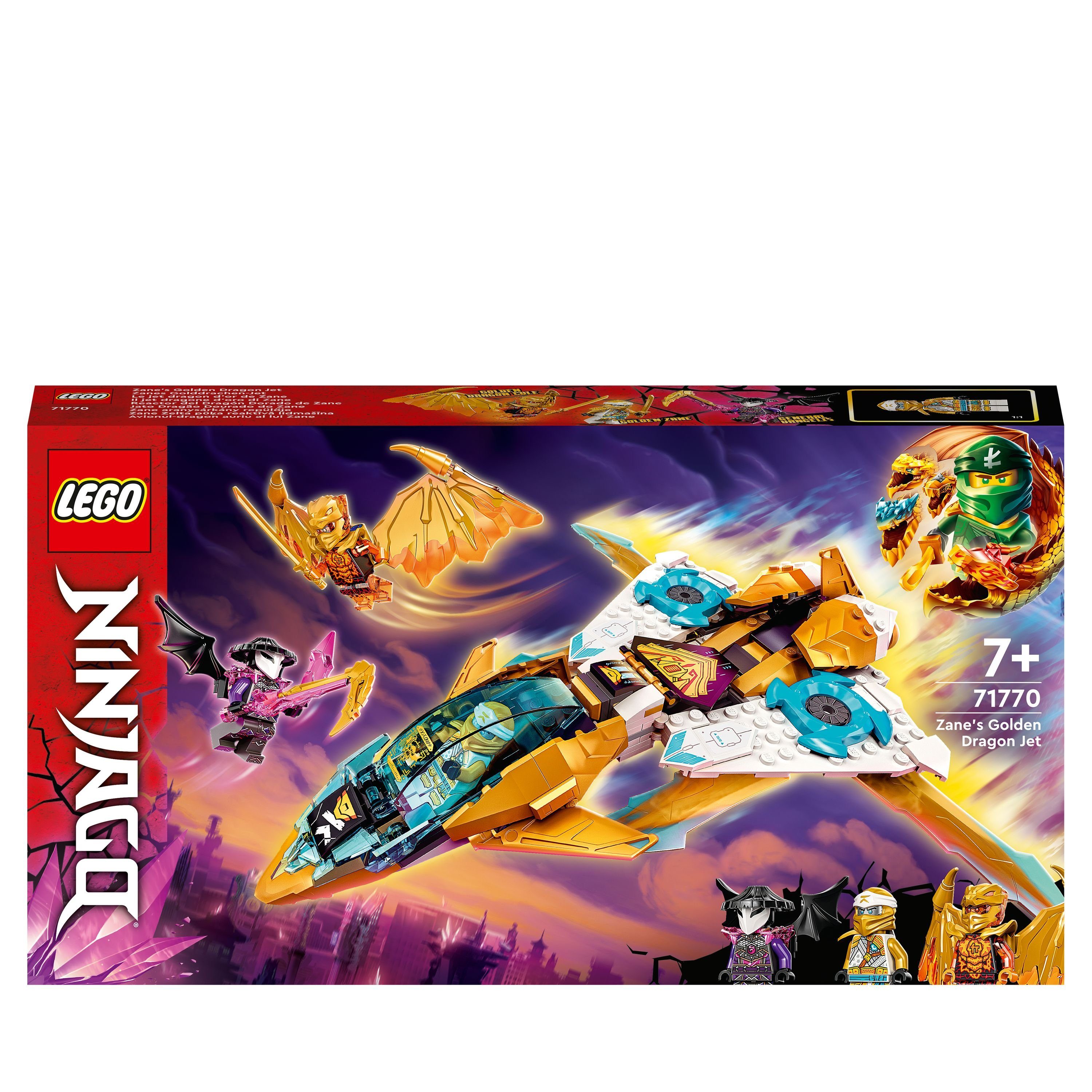 LEGO® LEGO Zanes Golddrachen-Jet Konstruktionsspielsteine