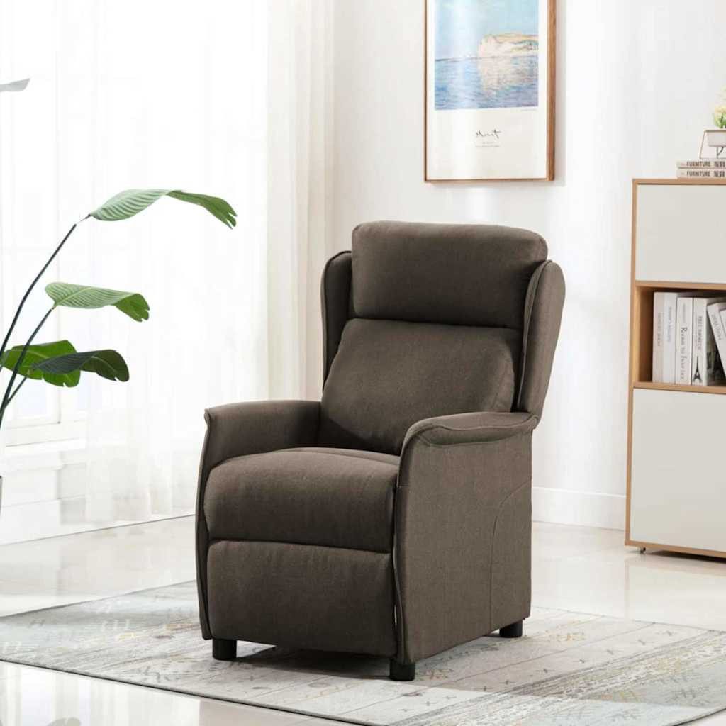 vidaXL Massagesessel Massagesessel mit Kissen Taupe günstig online kaufen