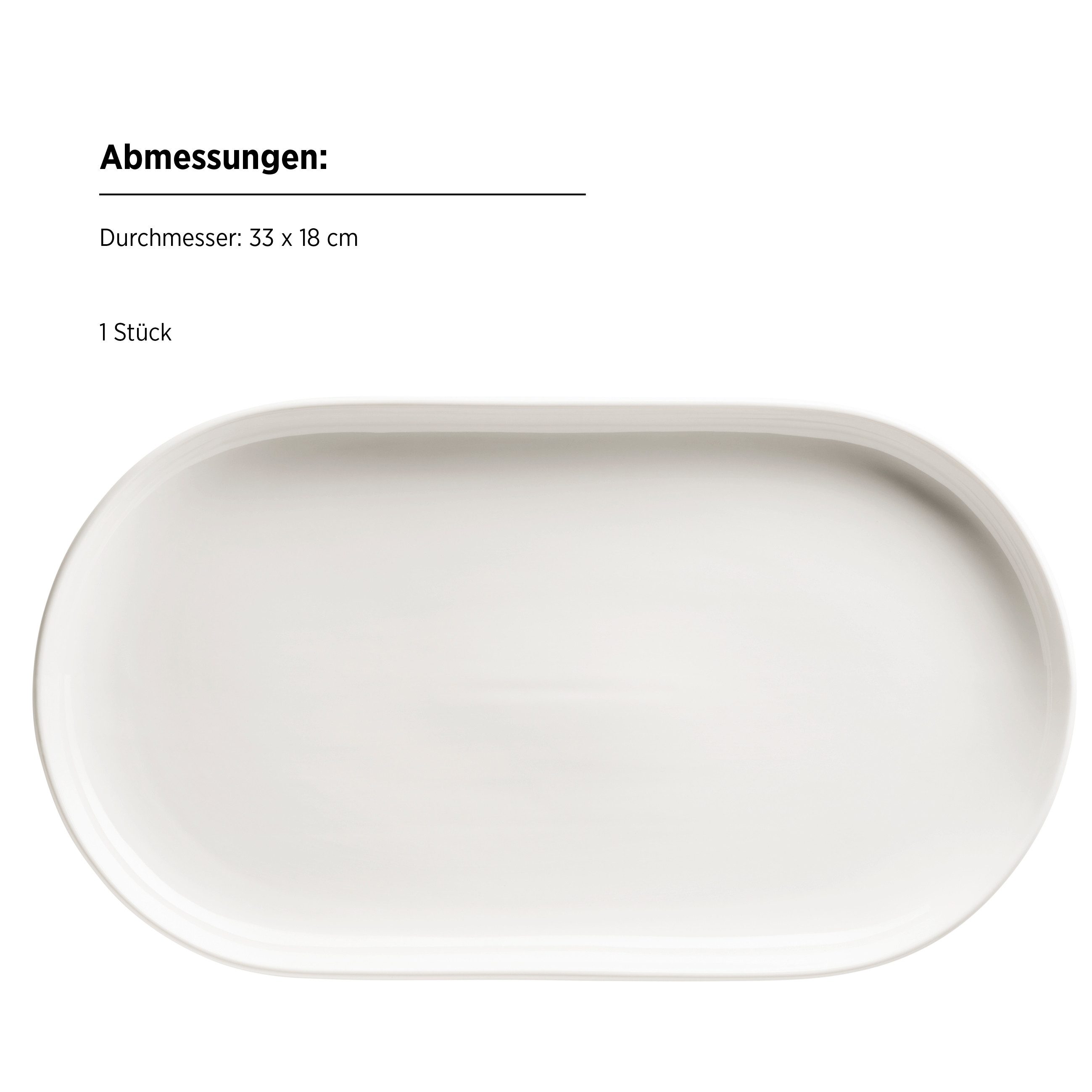 MÄSER Servierplatte Taya, Porzellan, (3-tlg)