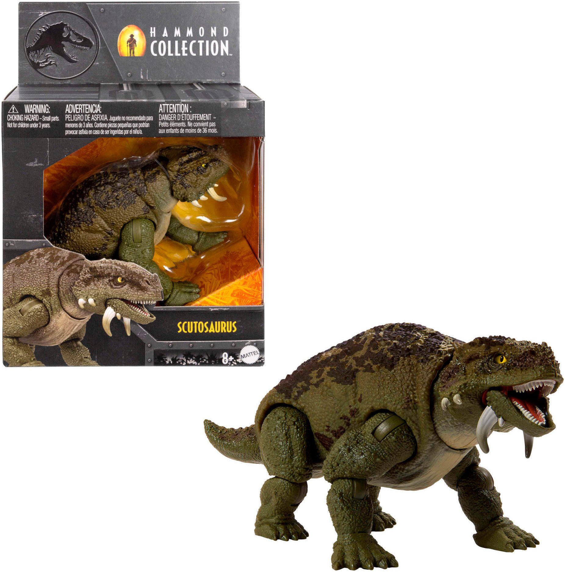Actionfigur Jurassic World Hammond Collection Scutosaurus Dinosaurier