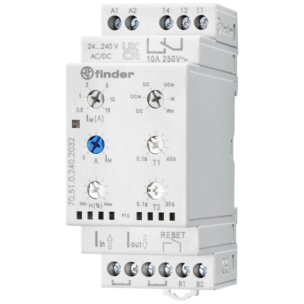 Sicherheitsrelais Überwachungsrelais 24, 24 - 240, 240 V/DC, V/AC 1 Wechsler Finder 70.5