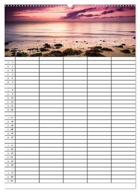 CALVENDO Wandkalender Föhrweh / Familienplaner (Premium, hochwertiger DIN A2 Wandkalender 2023, Kunstdruck in Hochglanz)