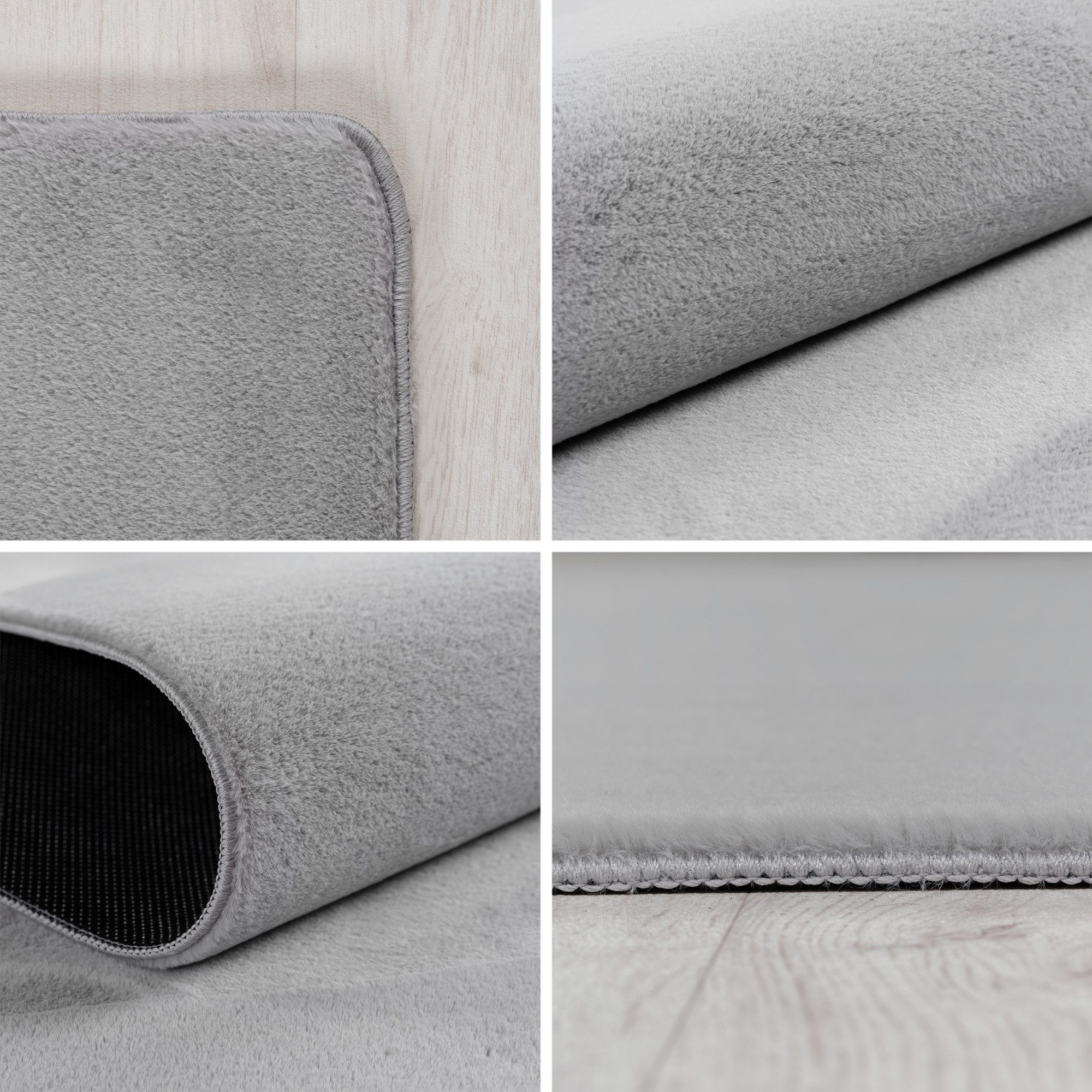 Carpettex Veloursteppich Unicolor - Einfarbig, Rund, Höhe: 11 mm, Perfekt geeignet für Wohnzimmer, Schlafzimmer,Küche,Kinderzimmer