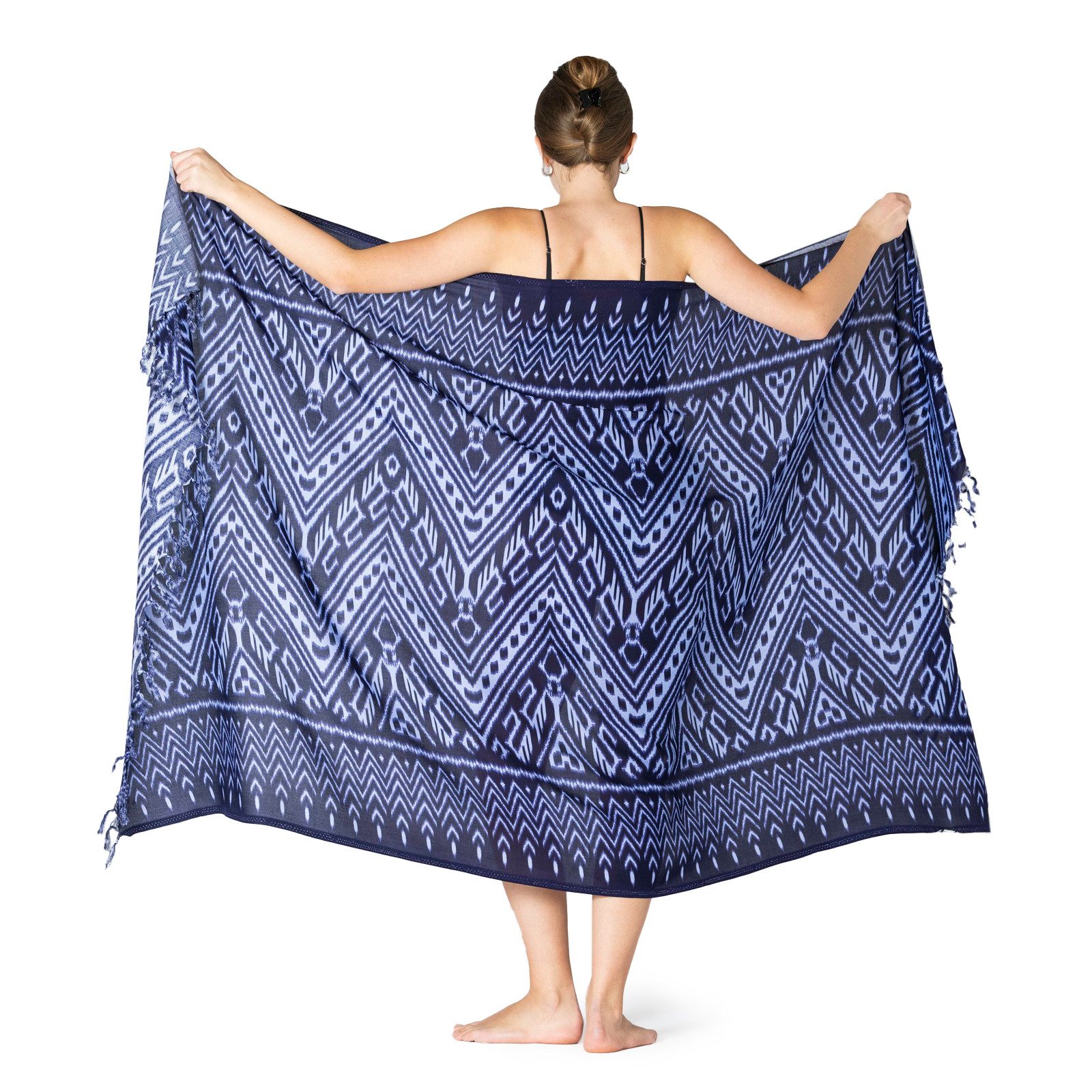 PANASIAM Pareo Sarong mit besonderem Ikat-Muster günstig online kaufen