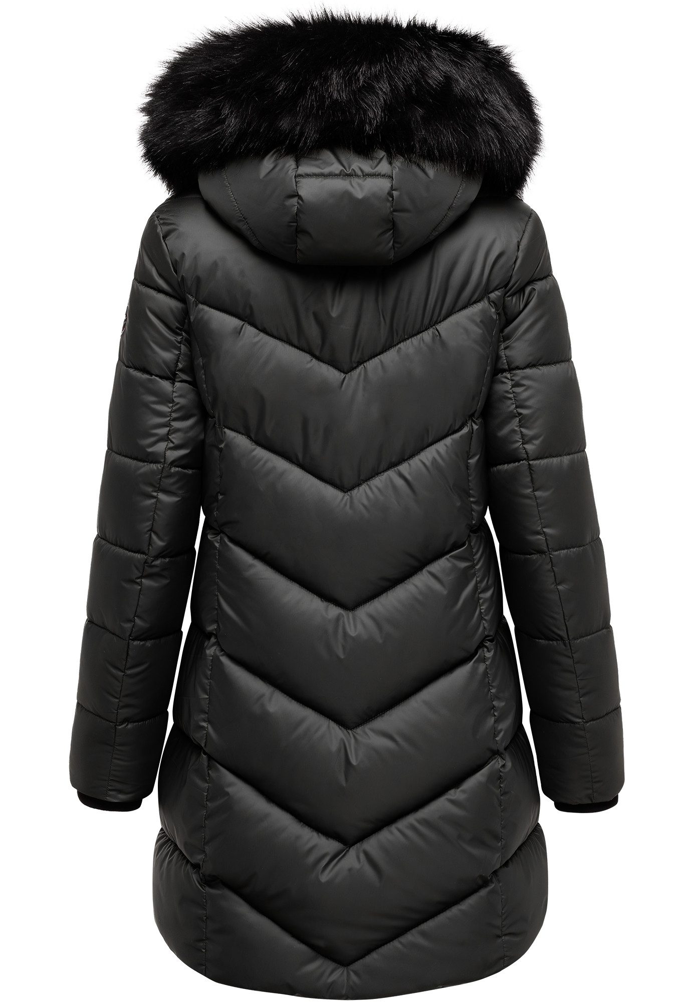 REPUBLIX Winterjacke ANAYA Damen Gefütterte Dicke Glanz Winter Jacke Mantel Parka mit Kapuze