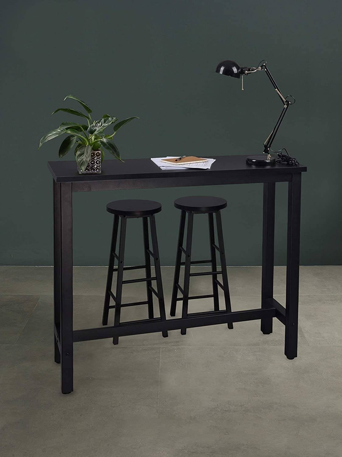 Woltu Bartisch, 1x Bartisch+2x Barhocker Set Esstisch Essgruppe Metallgeste günstig online kaufen