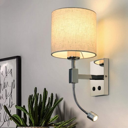 ZMH LED Wandleuchte »LED Wandlampe innen schlafzimmer wandleuchte