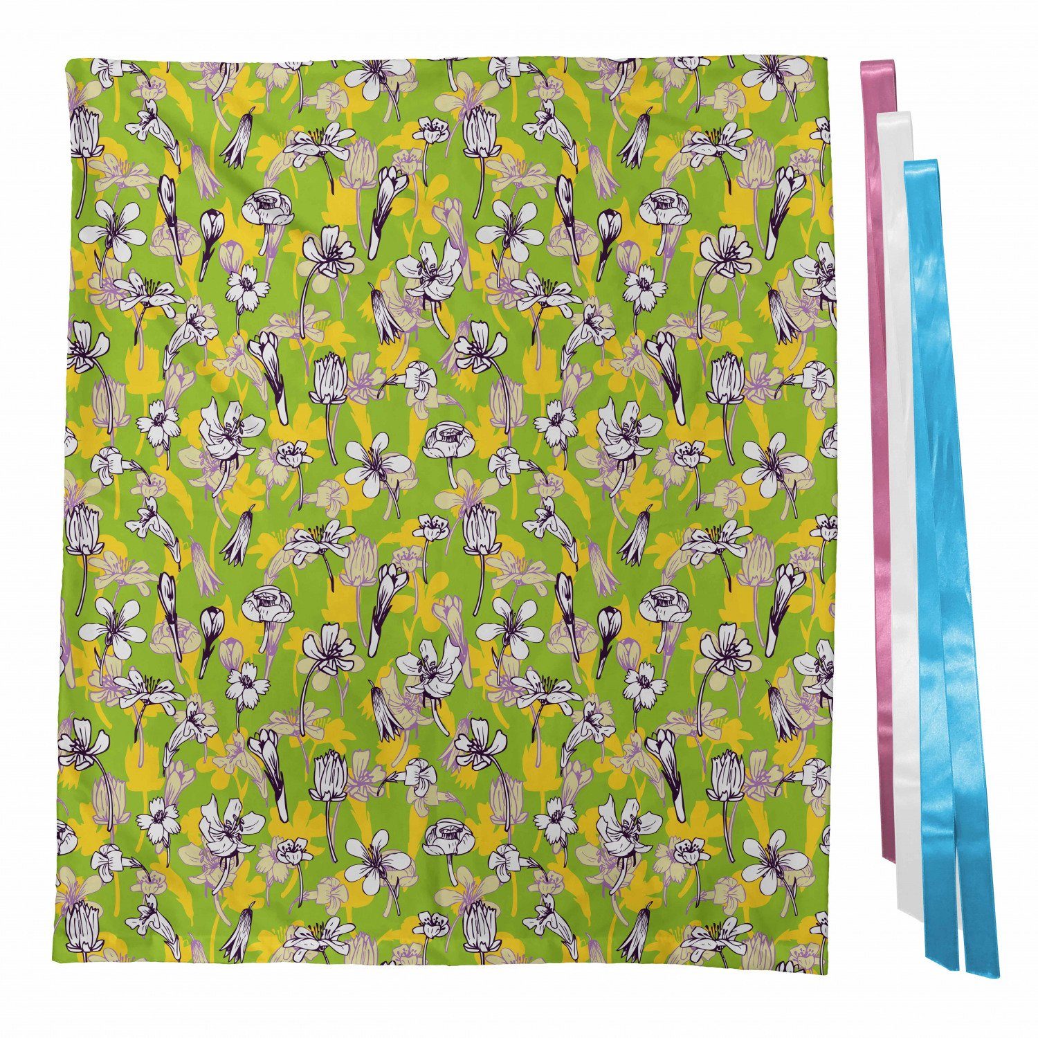 Thumbnail - Abakuhaus Geschenkbox 3x Bändern Wiederbenutzbar, Blumen Kräuter-Blüten-Feld