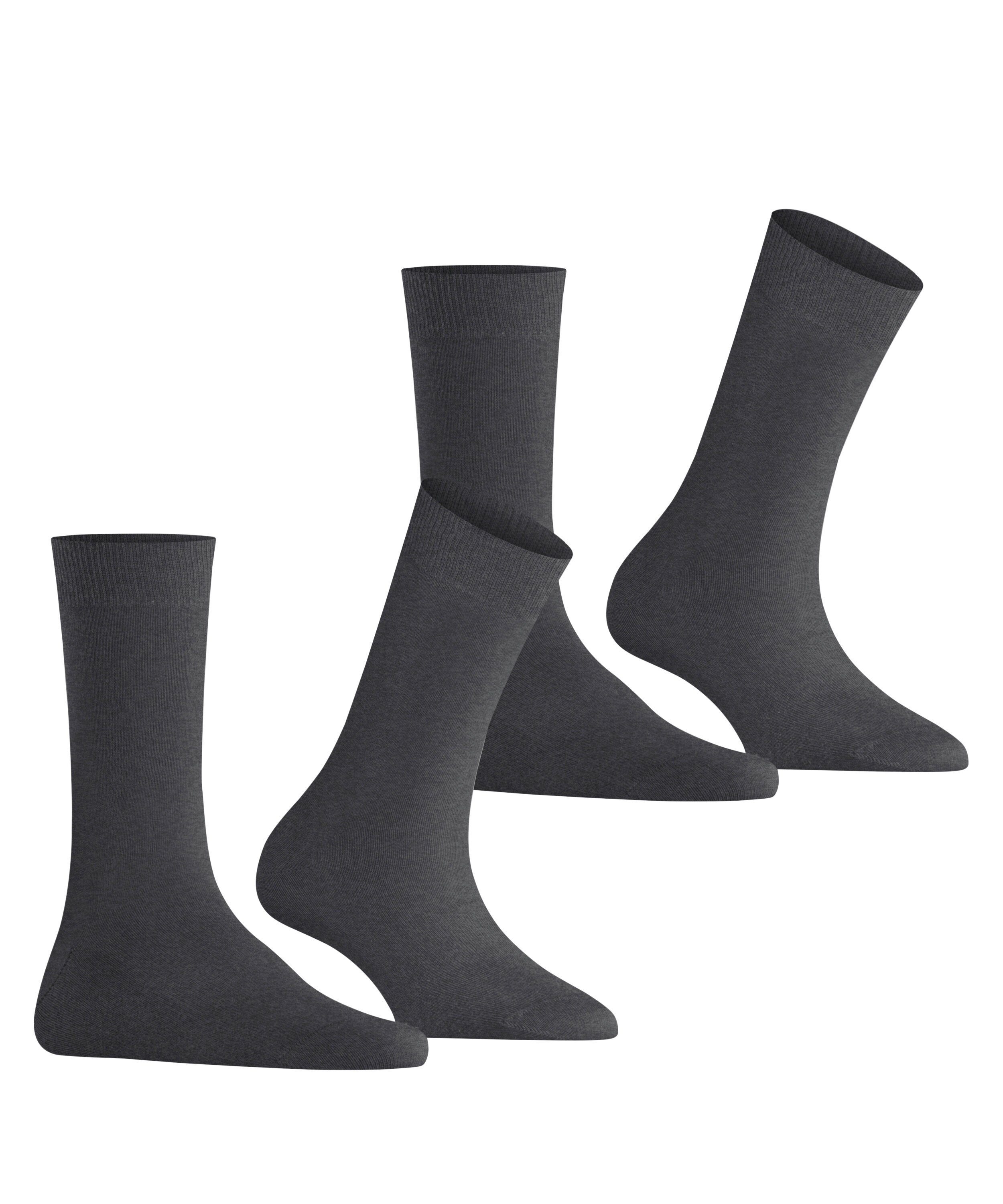 (3081) Everyday Socken anthra.mel (2-Paar) Burlington 2-Pack