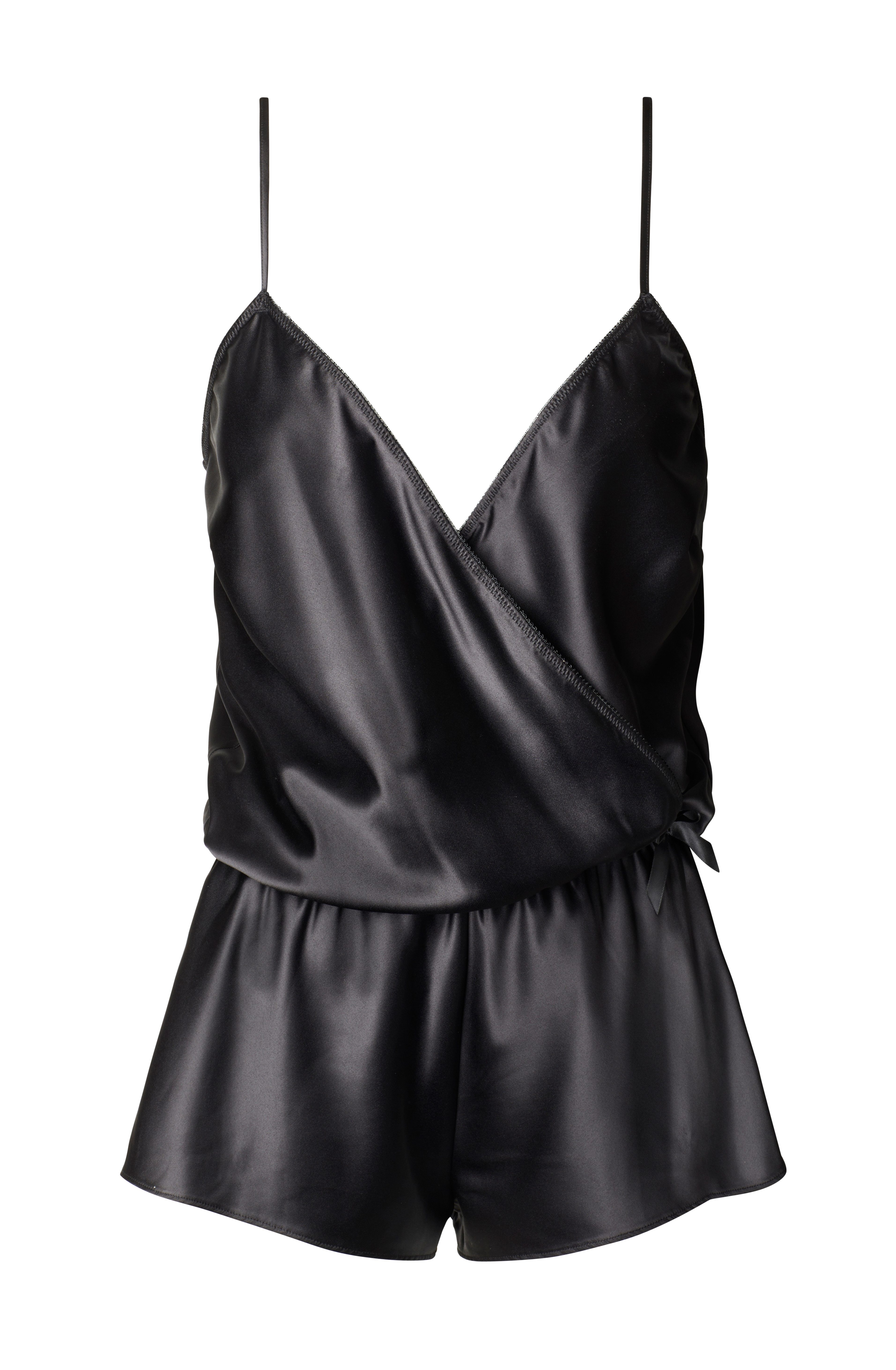 petite fleur gold Jumpsuit in Satin-Optik, sexy Dessous, Reizwäsche