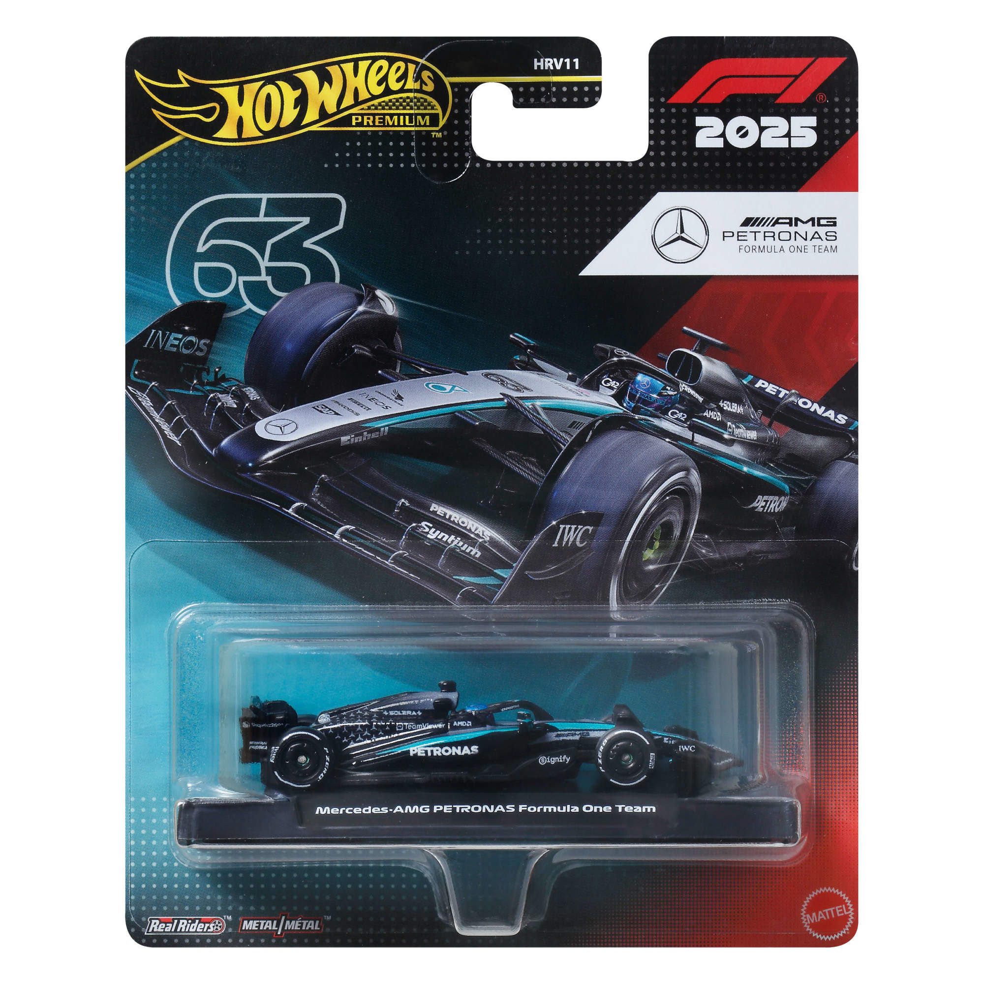Hot Wheels Spielzeug-Auto Hot Wheels Premium F1 - Team Mercedes Benz Driver günstig online kaufen