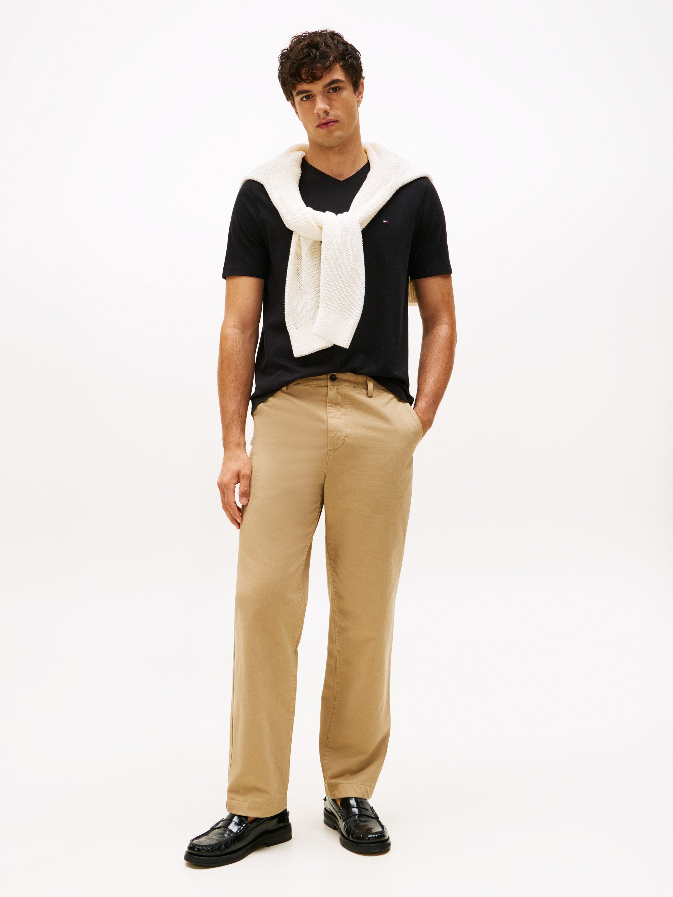 Tommy Hilfiger V-Shirt ESSENTIAL V-NECK unifarben, casual, regular fit, Baumwolle