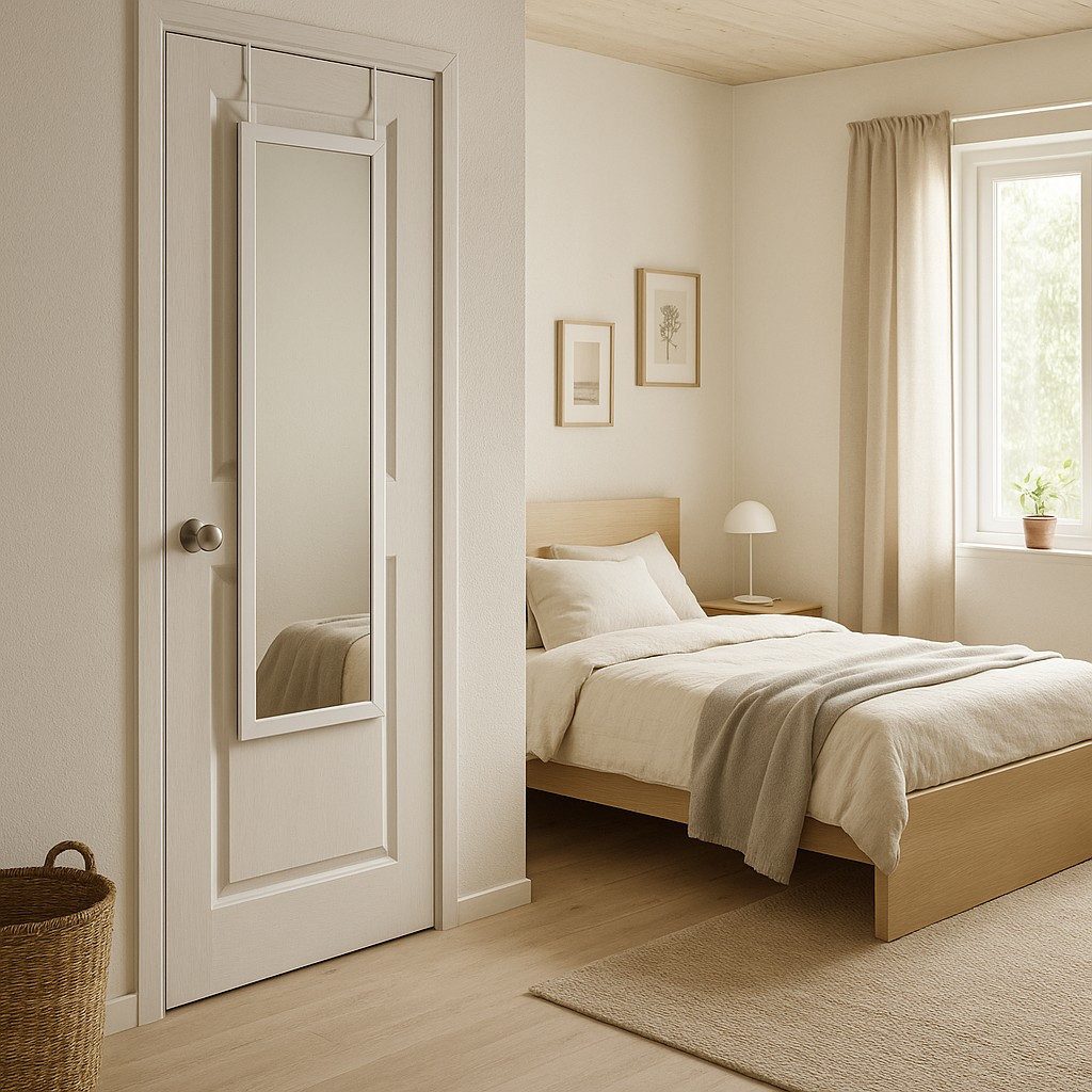 SCENA LIVING Wandspiegel Türspiegel AINA, 36 x 110 cm, Türspiegel zur Aufhängung ohne Bohren – Bild 5 von 5