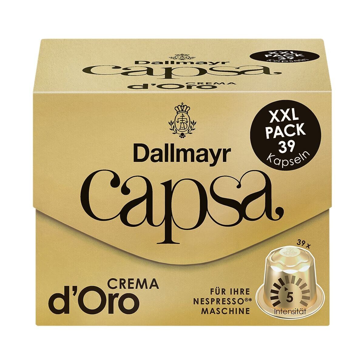 DALLMAYR Kaffee capsa Crema d'Oro, 39 Kapseln