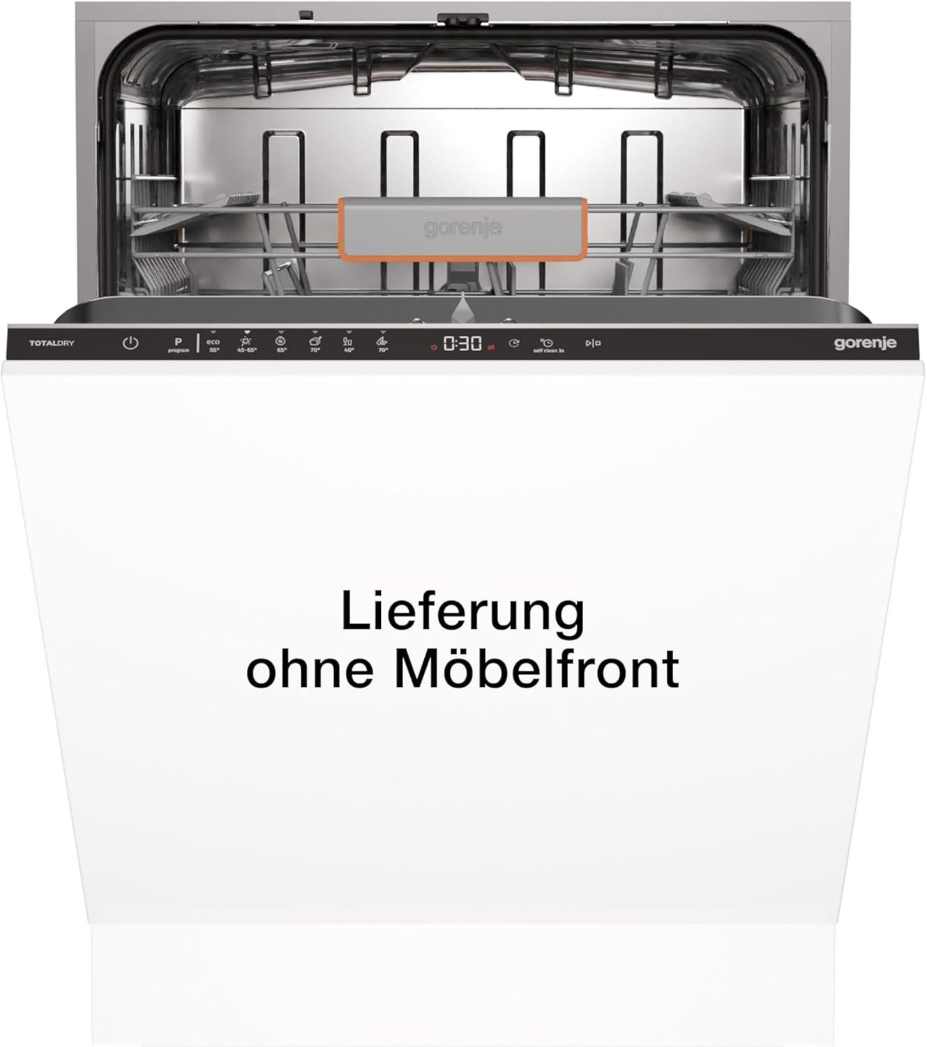 GORENJE vollintegrierbarer Geschirrspüler G400 GV642C65, 9,5 l, 14 Maßgedecke, automatisches Türöffnungs‑System
