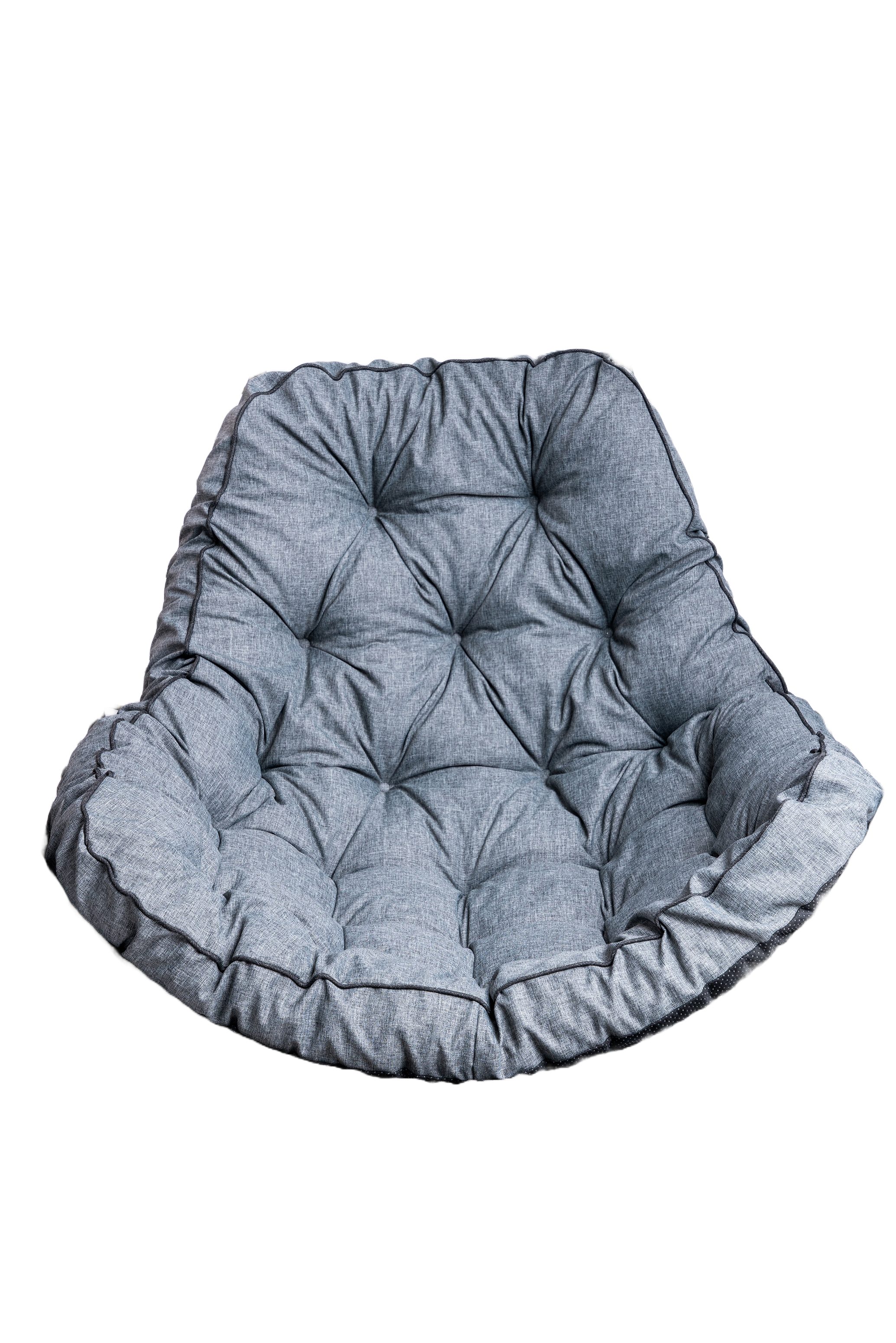 TexDeko Sitzkissen TexDeko® Ecolen Hängesessel Kissen Outdoor für Hängekorb mit UV-Schutz, Wasserabweisend mit Anti-Rutsch Boden & zusätzlichen Vließmantel