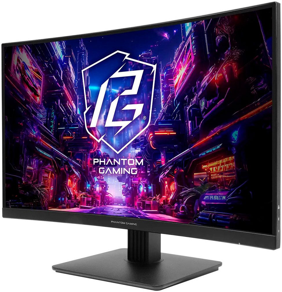 Asrock PG27QR Curved-Gaming-Monitor (69 cm/27 ", 2560 x 1440 px, QHD, 1 ms Reaktionszeit, 180 Hz, VA LED)
