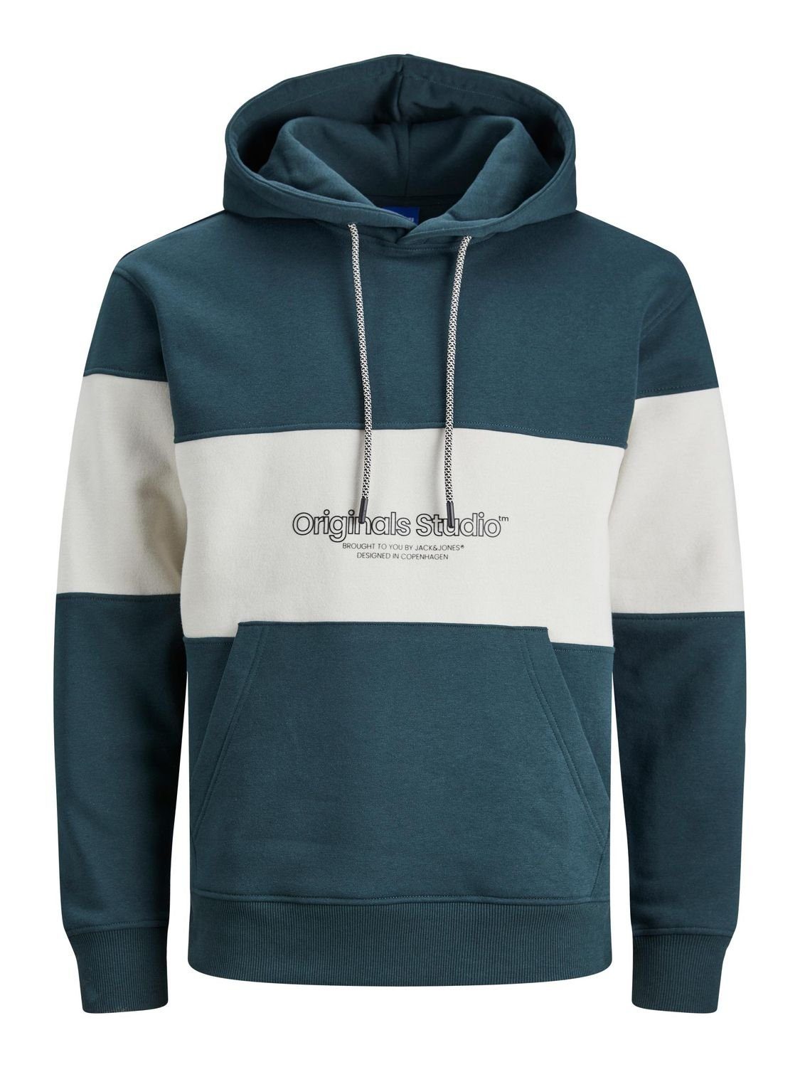 Jack & Jones Hoodie JORLAKEWOOD aus Baumwollmix Magical Forest BLOCKING 12246802