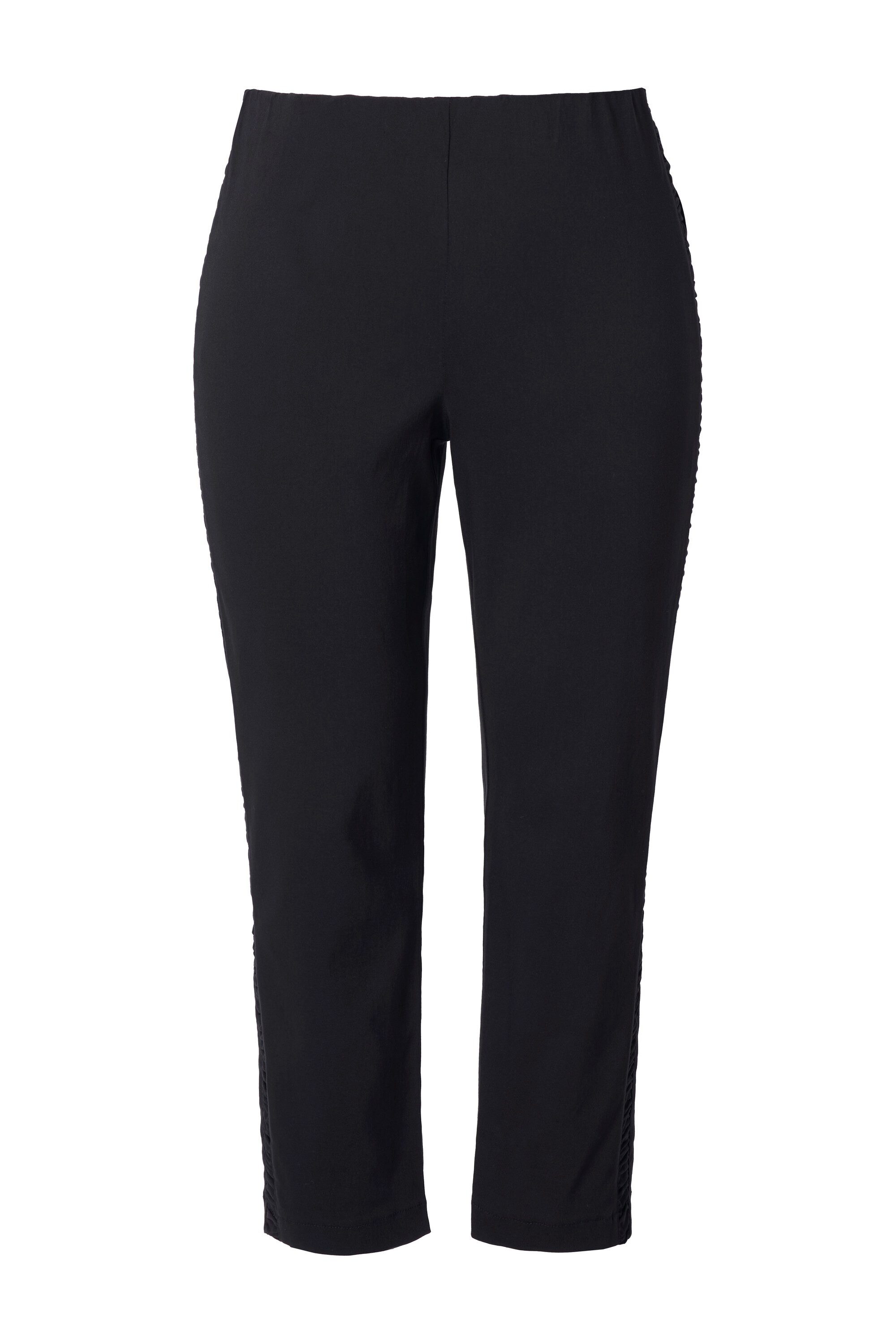 MIAMODA Schlupfhose Bengalin-Hose Slim Fit seitliche Rüschenstreifen günstig online kaufen