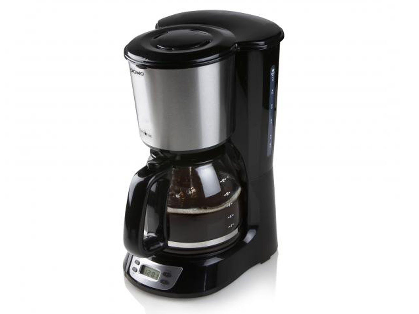 Domo Filterkaffeemaschine, für 12 Tassen, Timer, Zeitschaltuhr, Kaffeemaschine für Filter-Kaffee
