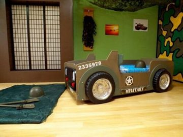 JVmoebel Kinderbett Kinderbett Bett Betten Jeep Auto Fahrzeug BETT + MATRATZE Neu